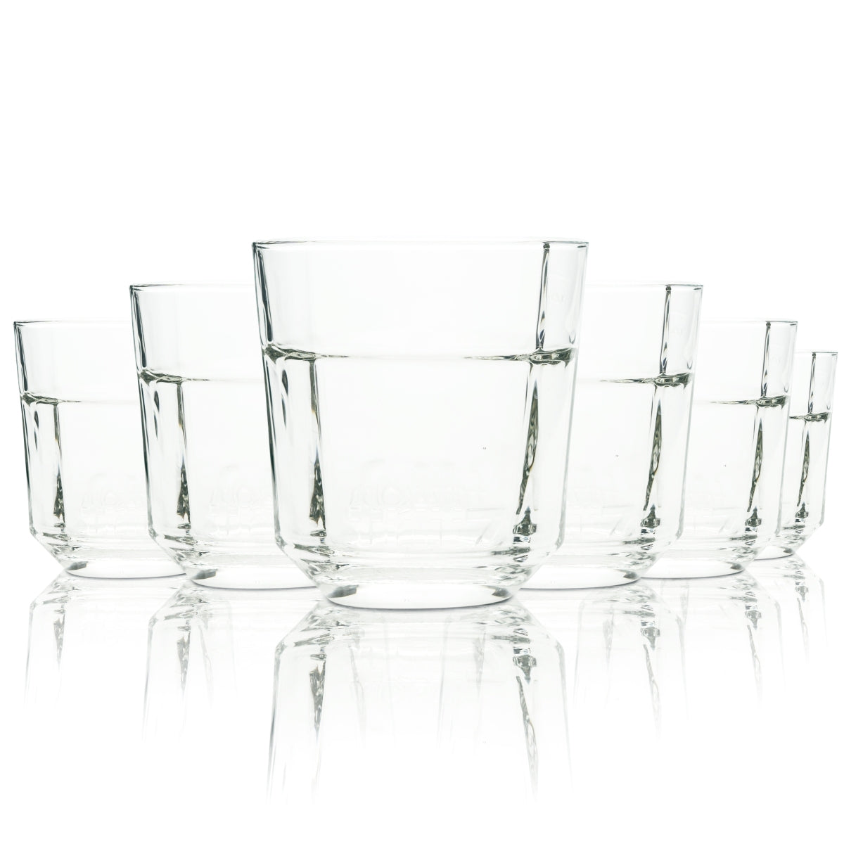 6x Fritz Cola Glas 0,2l Tumbler Relief Gläser Probier Tasting Retro Braus Saft Kola
