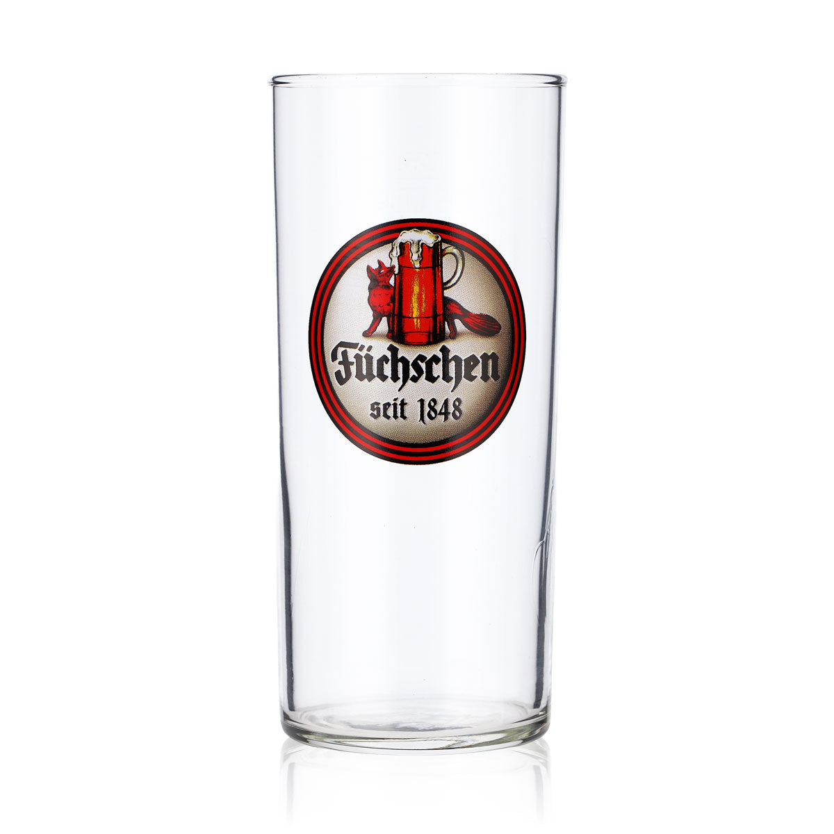 6x Füchschen Alt Bier Glas Gläser Altbierglas Stange 0,25l Becher Seit 1848 – Ansicht 2