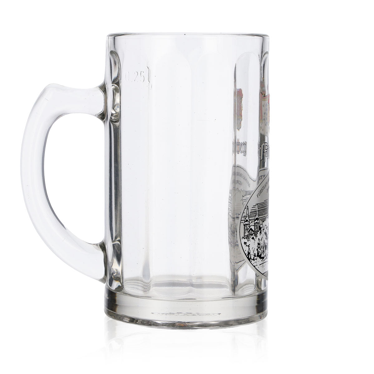 6x Fürstenberg Bierglas Gläser 0,25l Krug "Fürstenbergisches Schloss" Glückauf – Ansicht 4