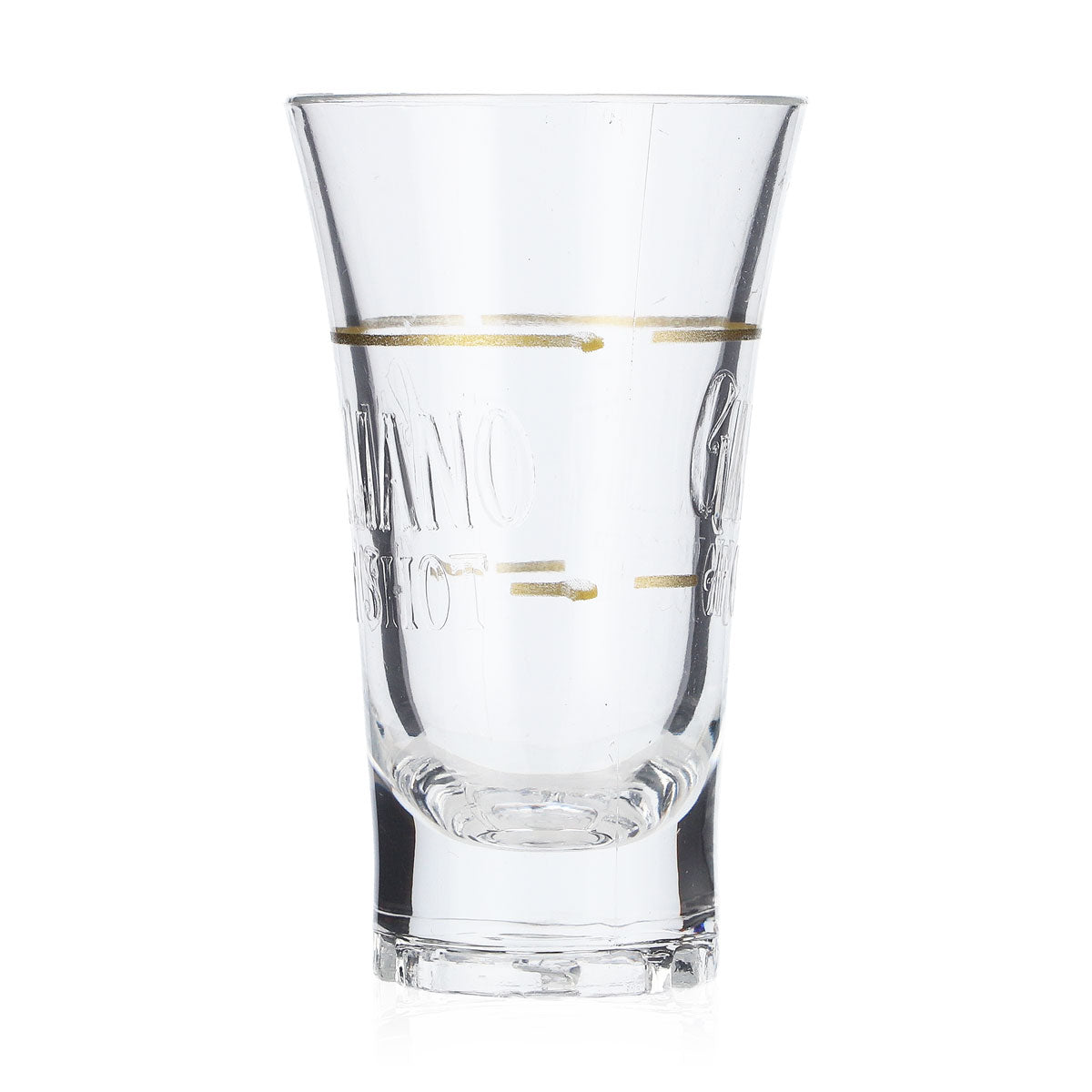 6x Galiano Likör Acryl Shot Glas Kurzer Stamper goldene Ausführung – Ansicht 4