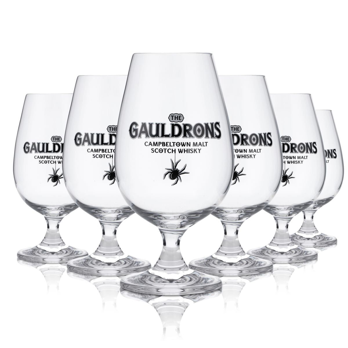6x Gauldrons Glas 0,17l Whisky Schwenker Tastingglas Nosingglas Scotch Malt