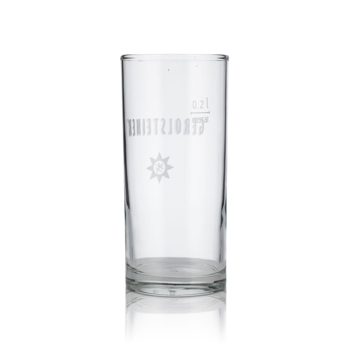 6x Gerolsteiner Glas 0,2l Mineralwasser Sprudel Soda BecherGläser Set Gastro – Ansicht 3