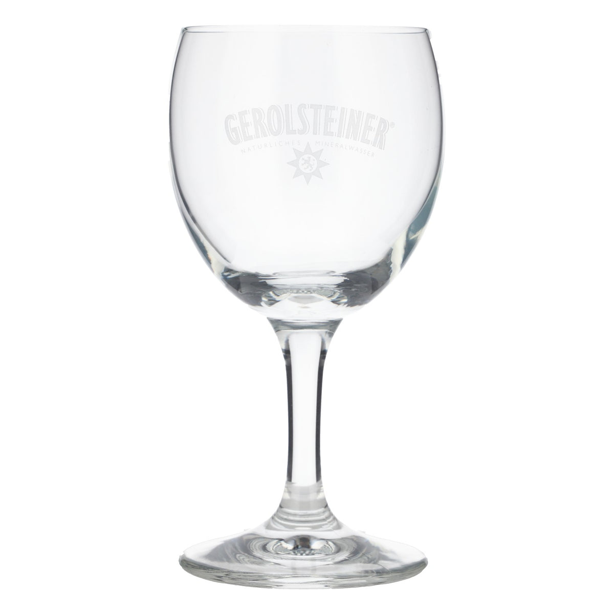 6x Gerolsteiner Wasser Glas Wassergläser 0,24l Kelch Ritzenhof – Ansicht 2