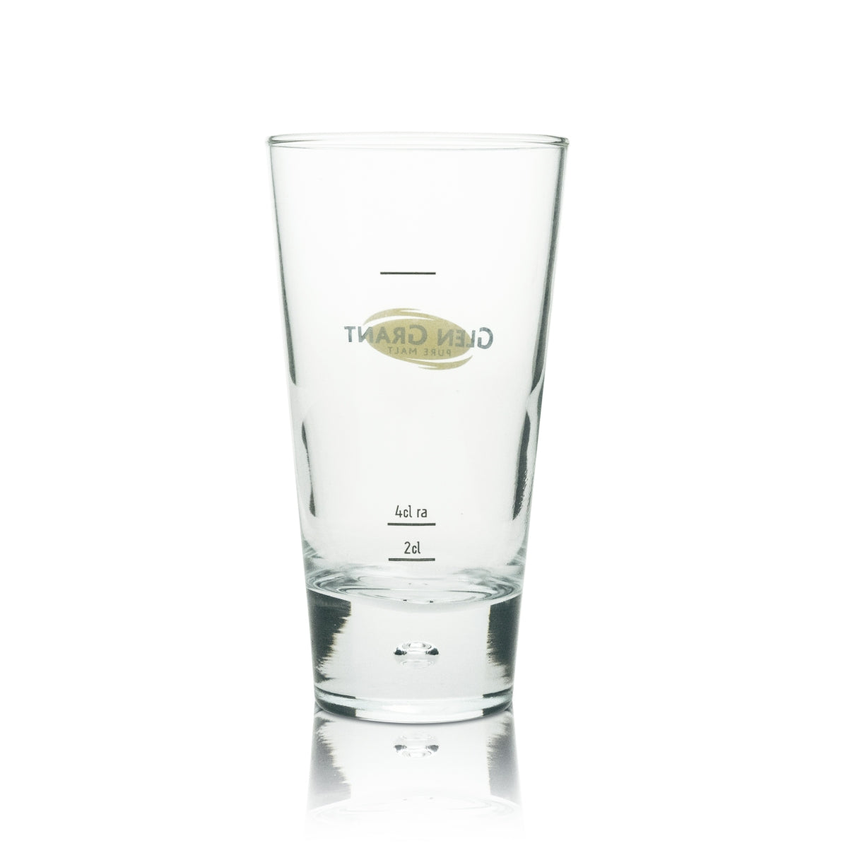 6x Glen Grant Whiskey Glas Longdrink mit Luftblase glebes logo – Ansicht 3