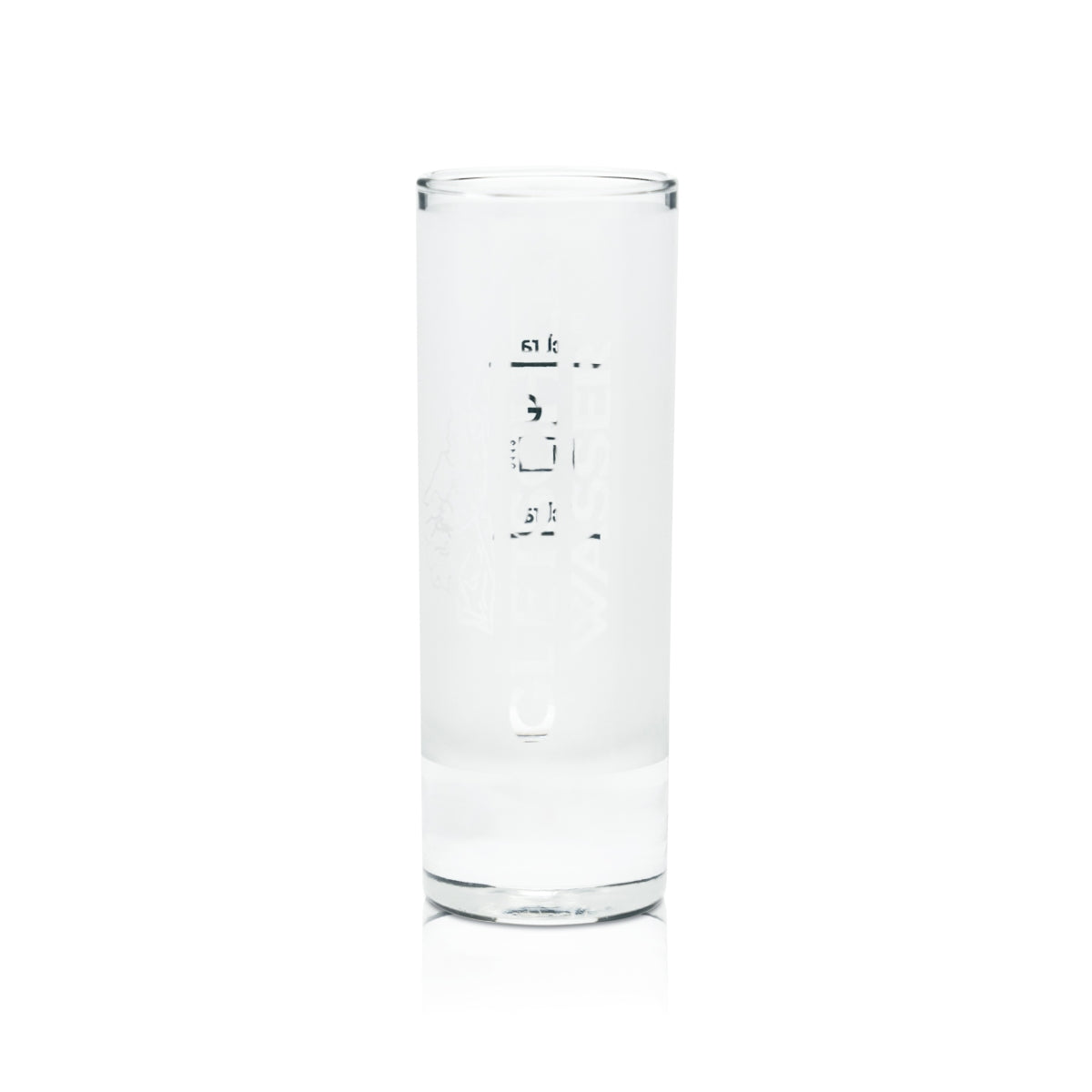 6x Gletscherwasser Likör Glas 4cl Shot Kurze Stamper Schnaps Frosted Gläser Bar – Ansicht 2