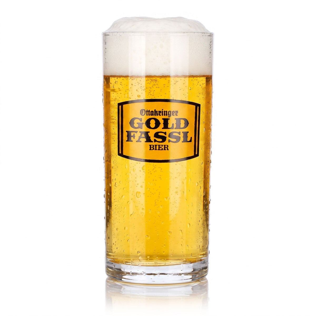 6x Gold Fassl Bier Glas 0,3l Becher – Ansicht 2