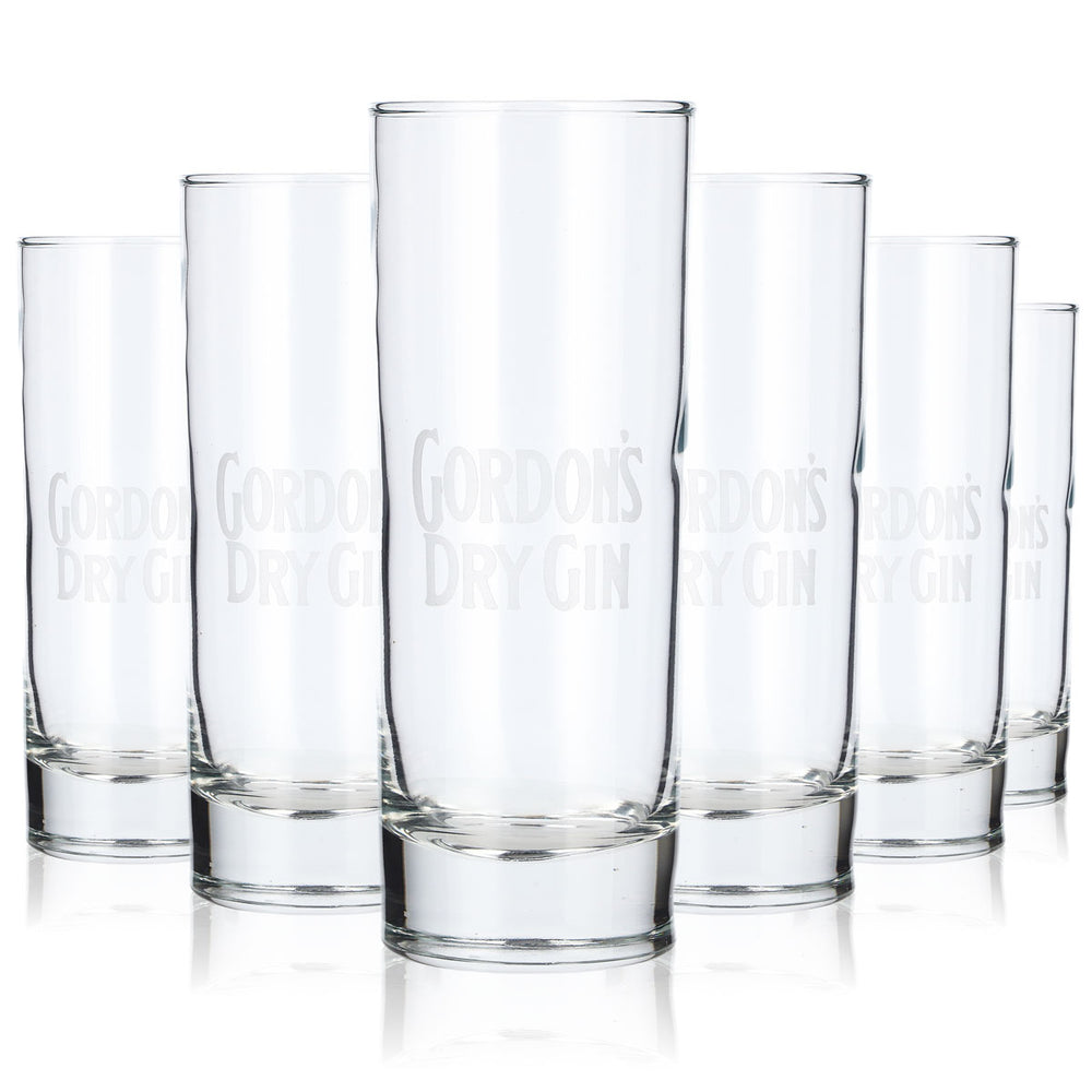6x Gordons Gin Glas 0,25l Longdrinkglas Cocktailglas Tonic LDG Copa (6er Set)
