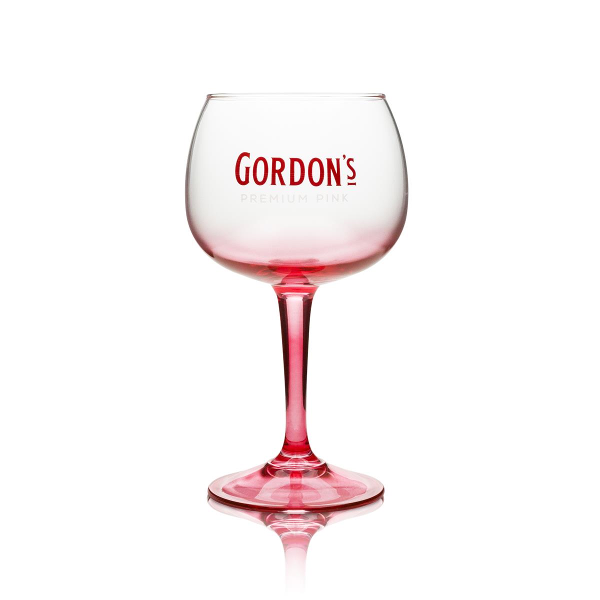 6x Gordons Glas 0,45l Pinke Ballongläser Gin Tonic Cocktail Aperitif Gläser – Ansicht 3