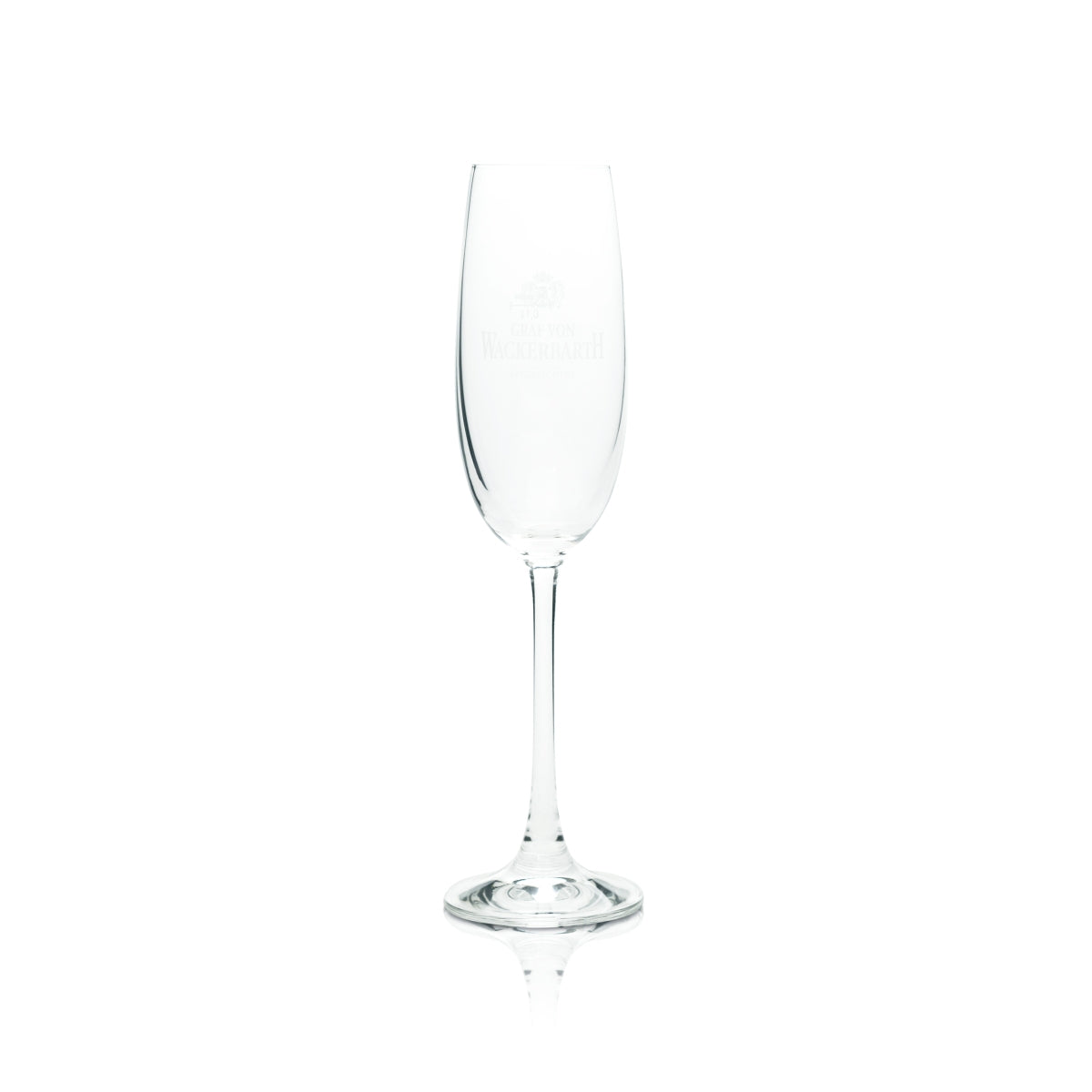 6x Graf von Wackerbarth Sekt Glas Flöte 0,1l Mäser Schloss Prosecco Gläser Flute – Ansicht 2