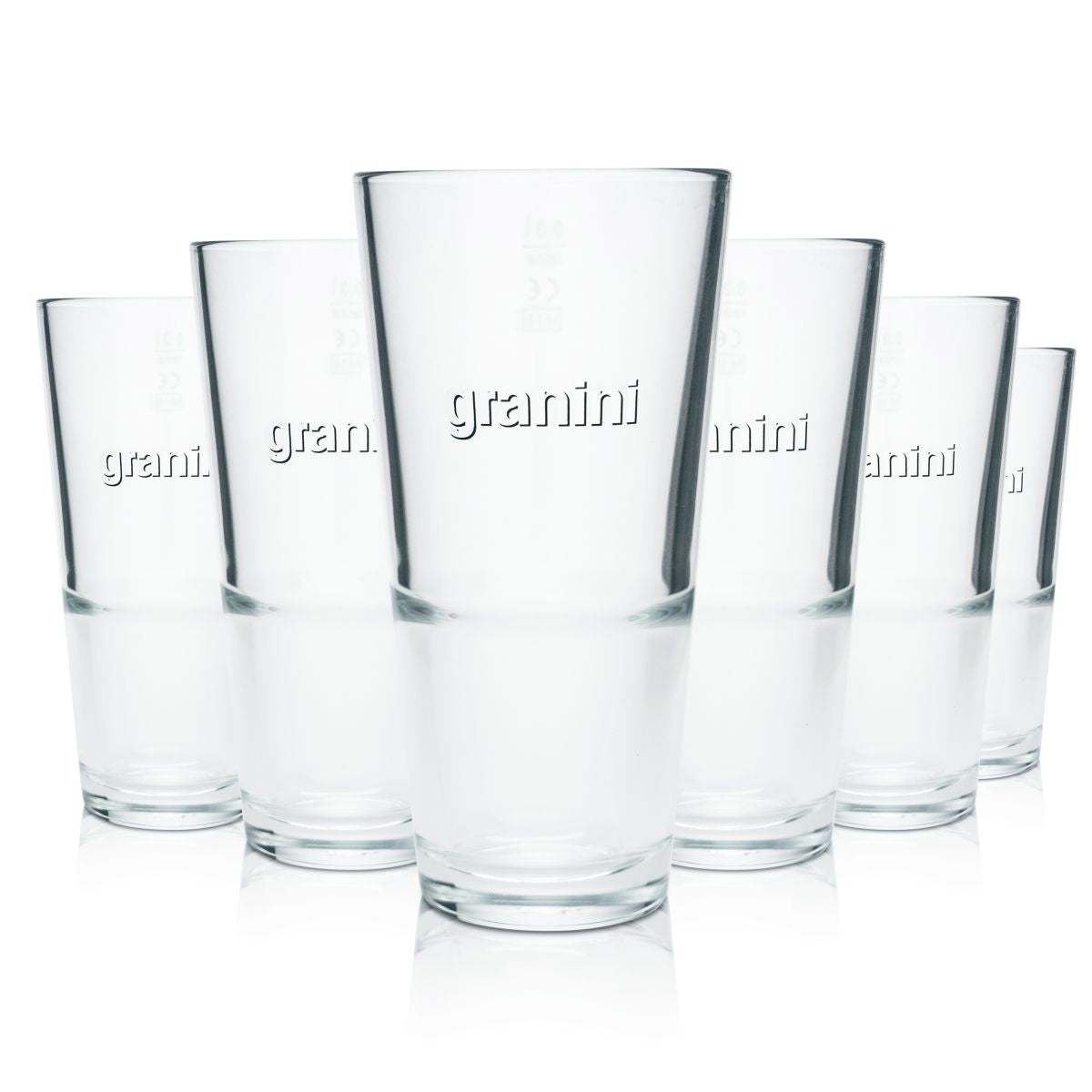 6x Granini Trinkglas 0,3l Willibecher Longdrinkglas Saftgläser Wassergläser