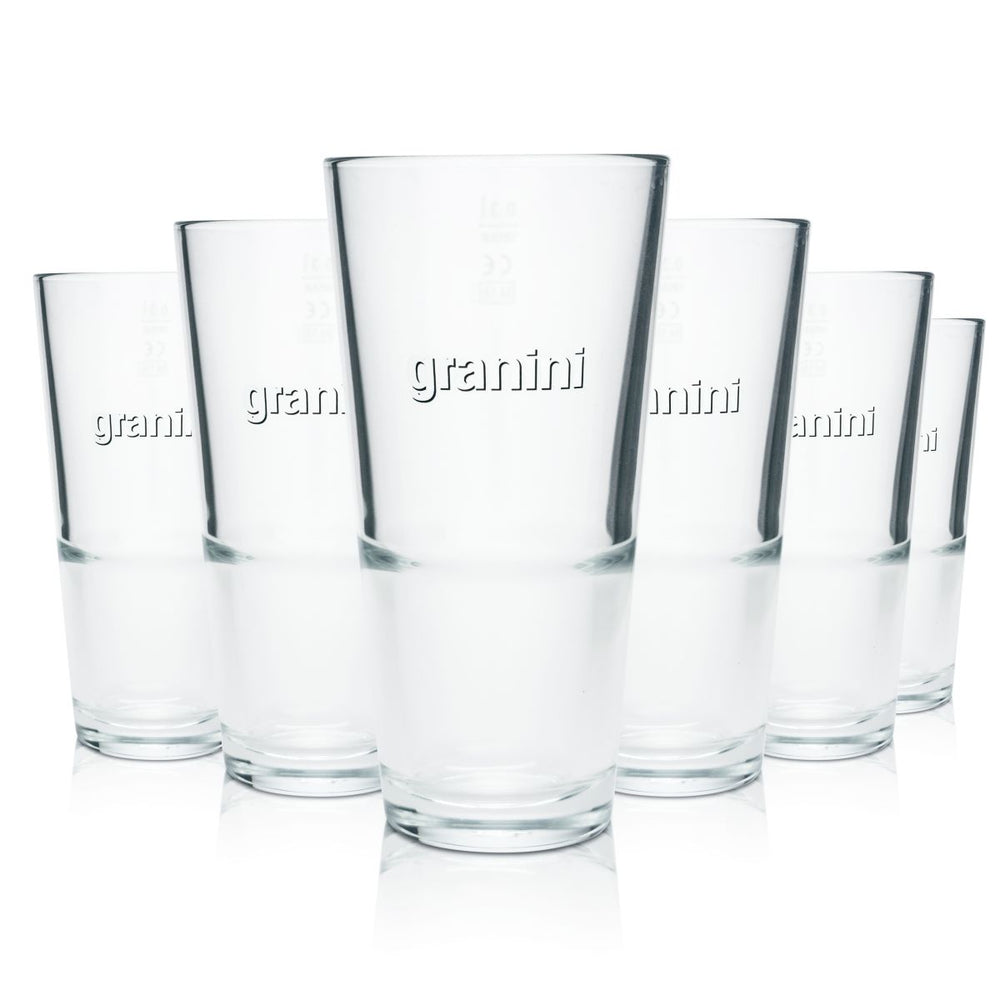 6x Granini Trinkglas 0,3l Willibecher Longdrinkglas Saftgläser Wassergläser