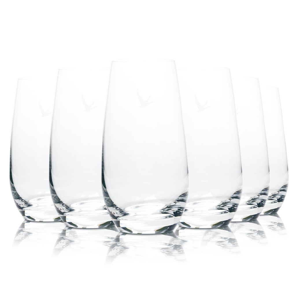 6x Grey Goose Highball Glas 0,4l Longdrink Gläser Set Cocktail Premium Vodka