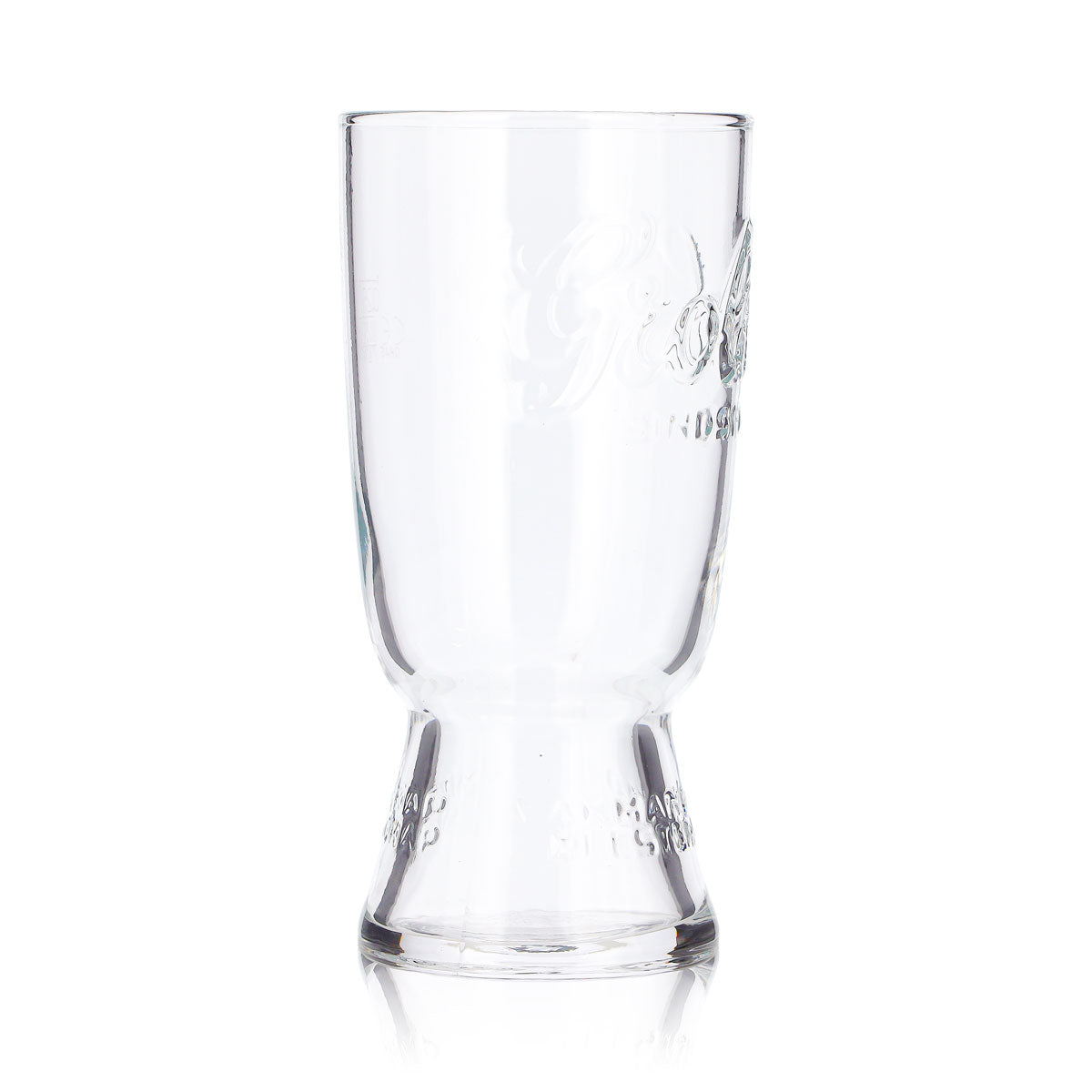 6x Grolsch Bier Glas 0,25l Becher Relief Logo waagerecht – Ansicht 4