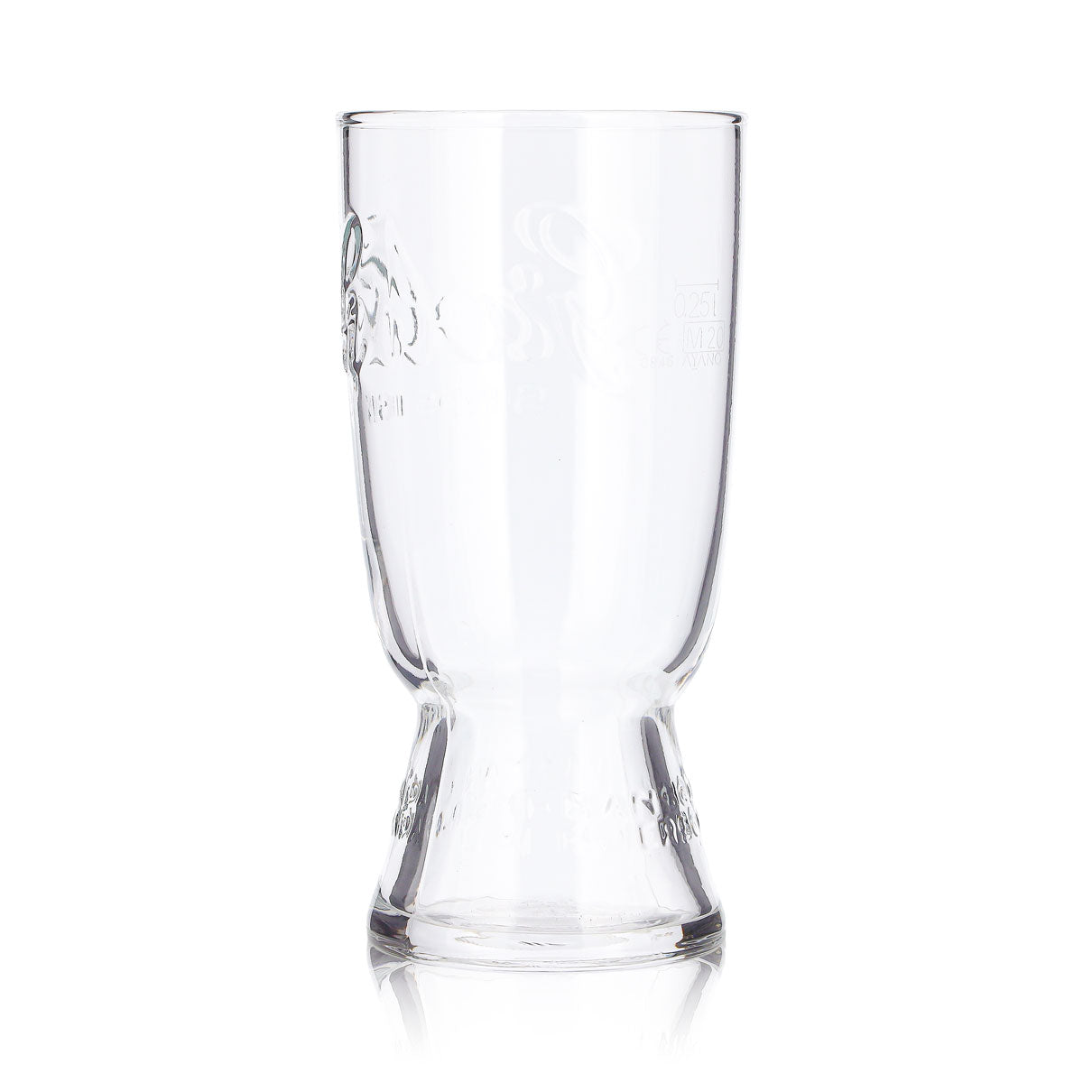 6x Grolsch Bier Glas 0,25l Becher Relief Logo waagerecht – Ansicht 5
