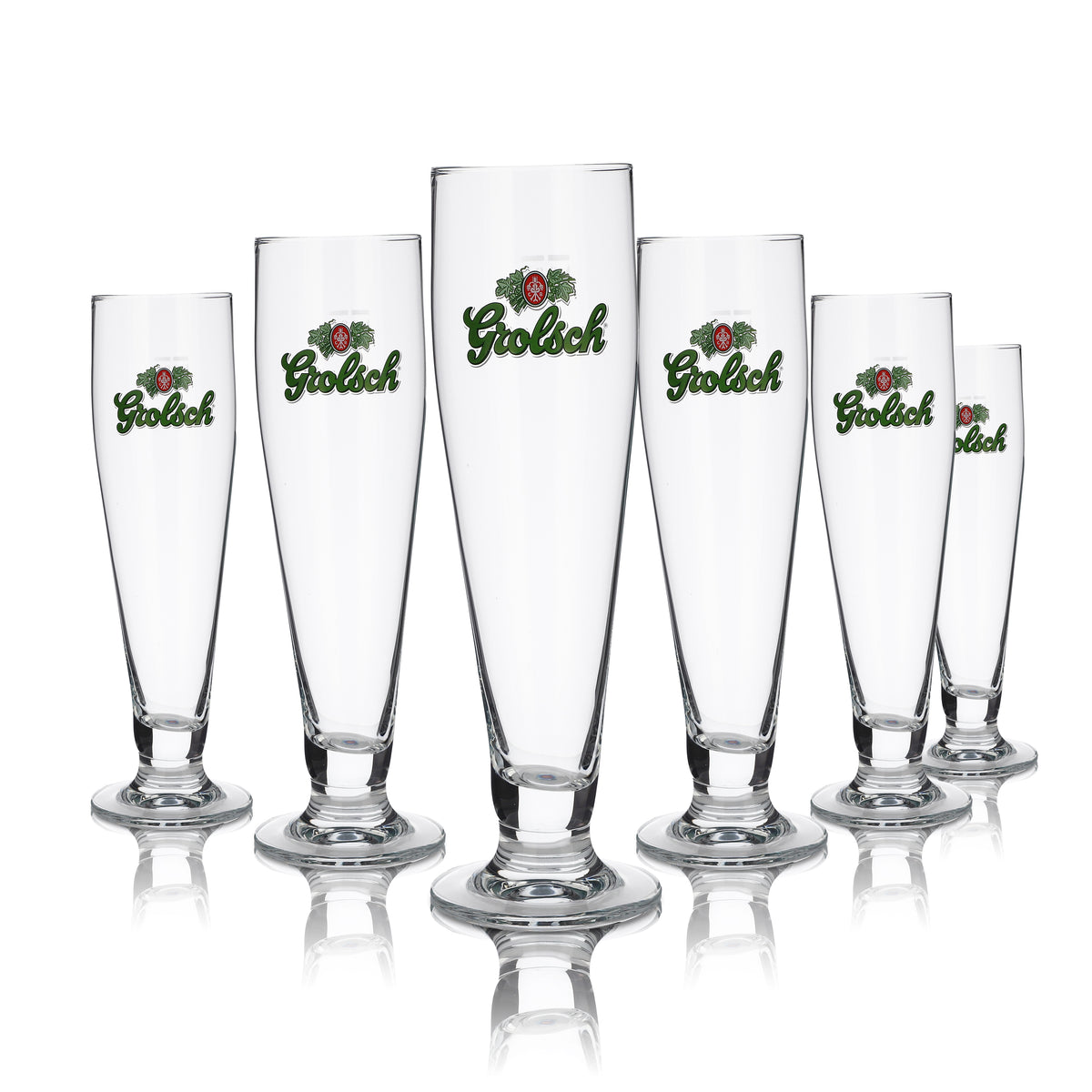 6x Grolsch Glas 0,3l Prelude Pokal Tulpe Bier Gläser Set Brauerei Gastro Geeicht – Ansicht 5