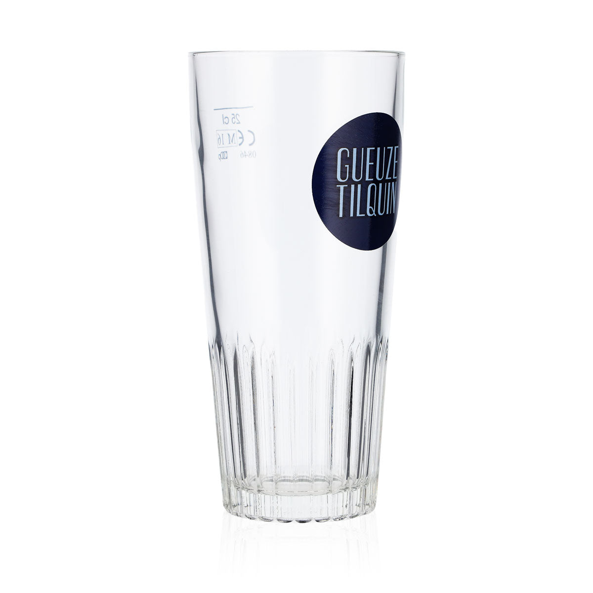 6x Gueuze Bier Glas 0,25l Becher belgische Biergläser Bierglas "Tilquin" – Ansicht 3