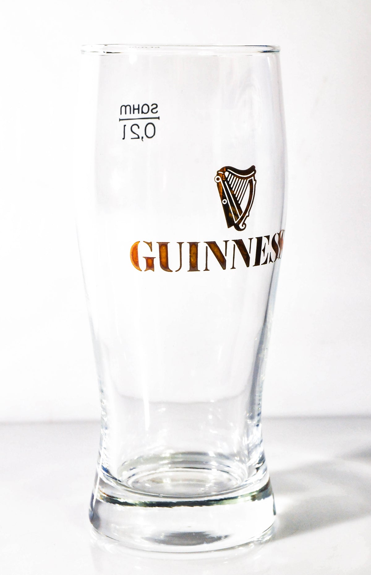 6x Guinness Bier Bierglas Biergläser Glas Tulip 0,2l altes Logo – Ansicht 3