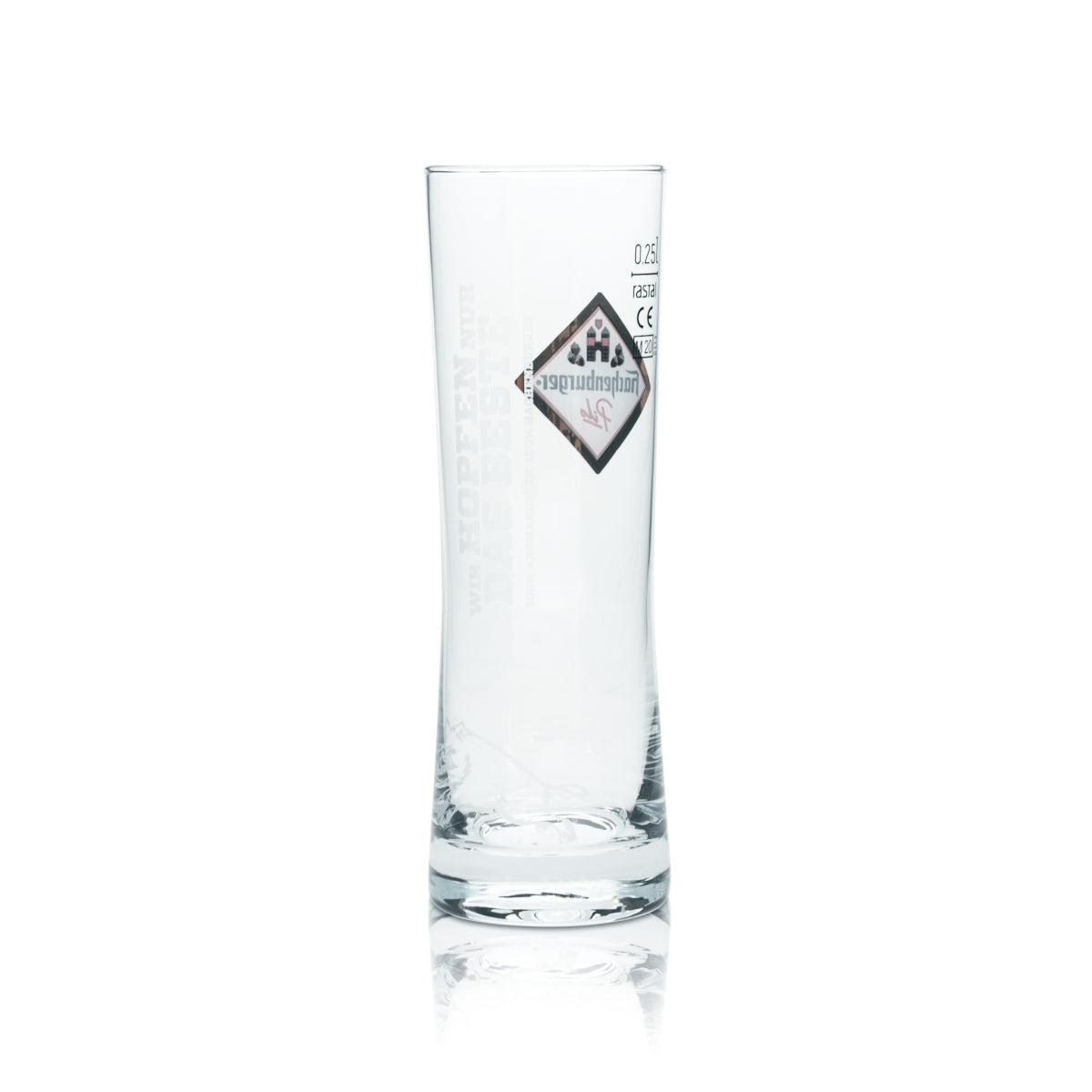 6x Hachenburger Bier Glas 0,25l Becher Stange Pokal Gläser Gastro Bar Pils Beer – Ansicht 5
