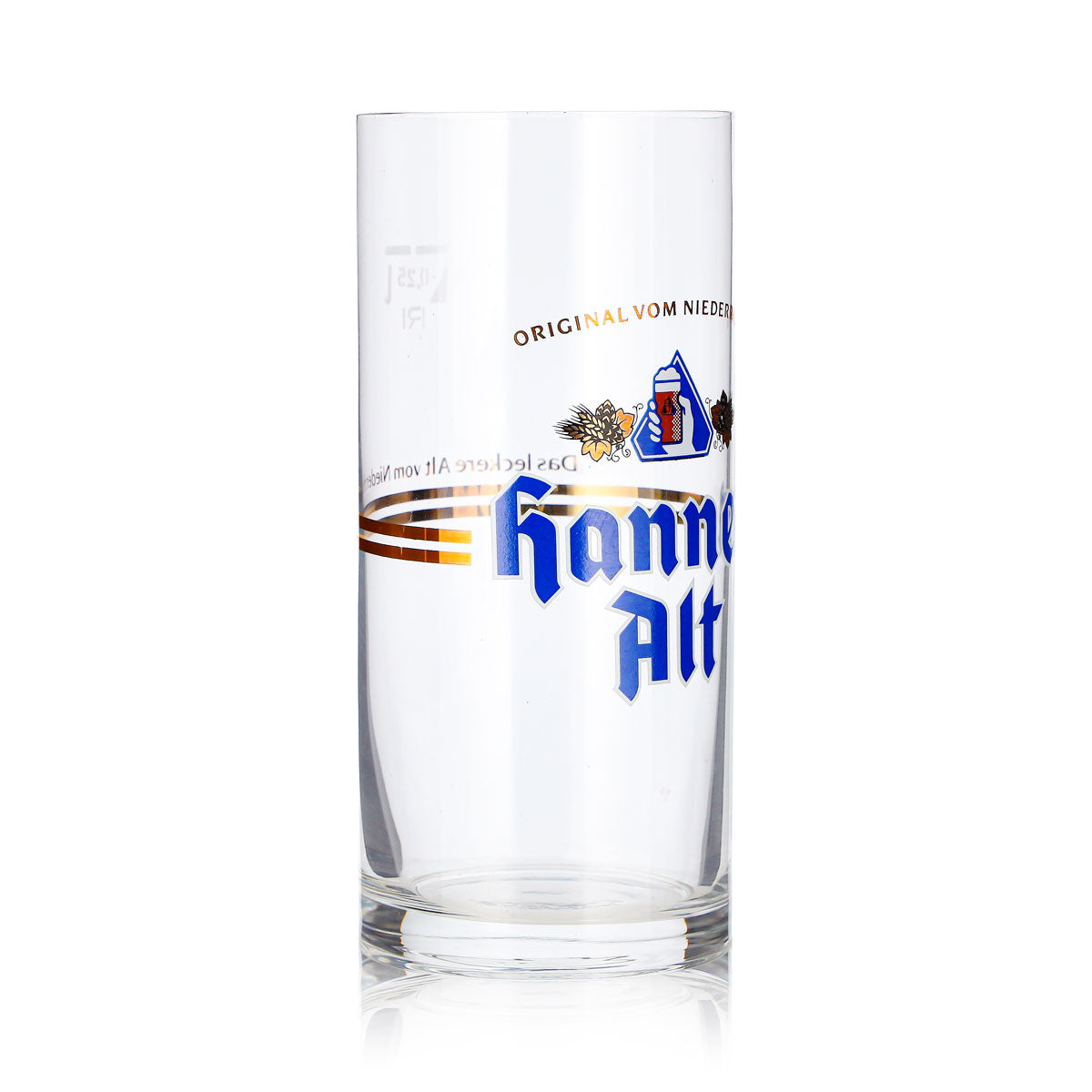 6x Hannen Alt Bier Glas 0,25l Becher Niederrhein Ritzenhoff Altglas (6er Set) – Ansicht 4