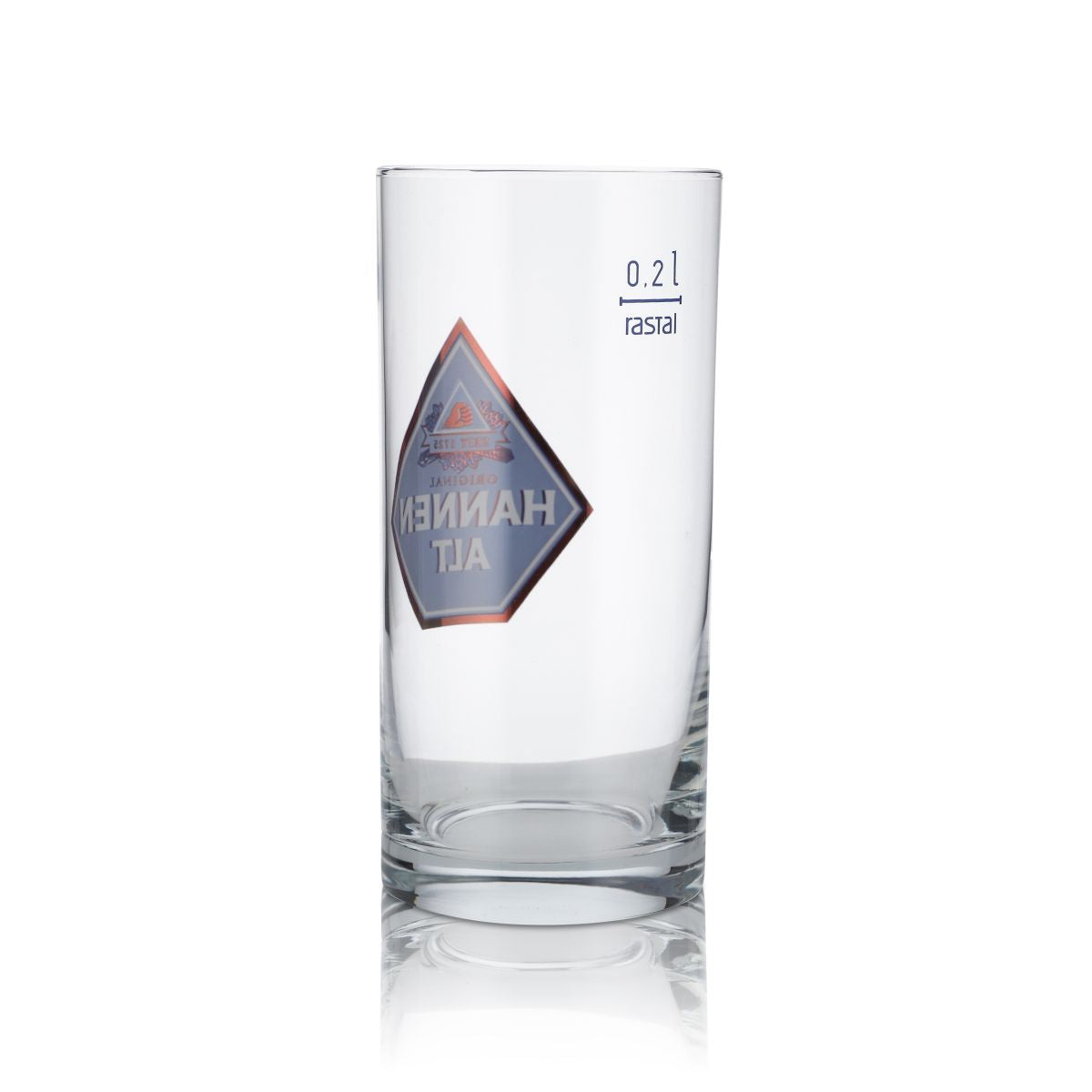 6x Hannen Glas 0,2l Alt Bier Becher Stange Gläser Set Brauerei Gastro Kneipe – Ansicht 3
