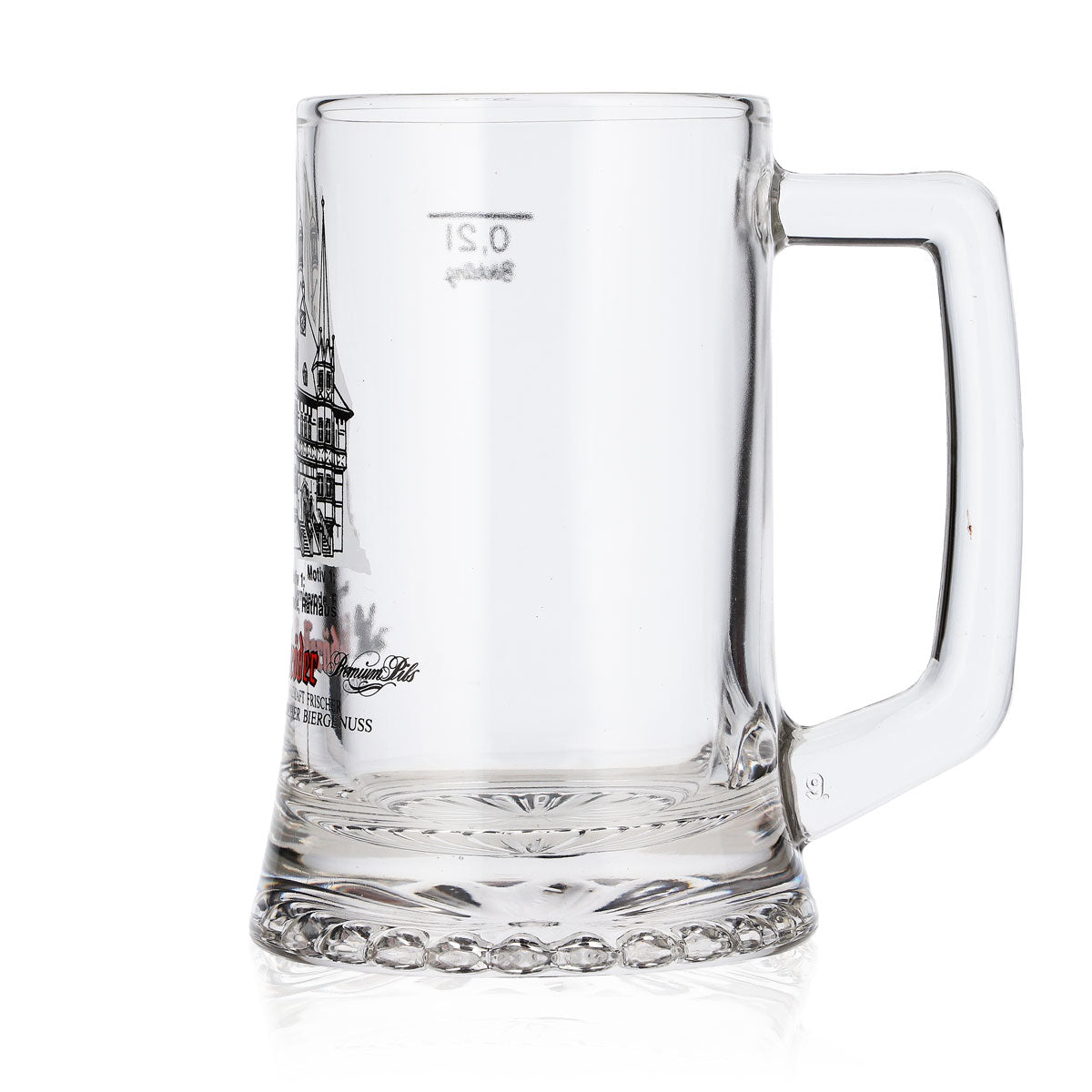6x Hasseröder Bier Glas Bierkrug 0,2l Motiv 1 Wernigerode Rathaus (6er Set) – Ansicht 6