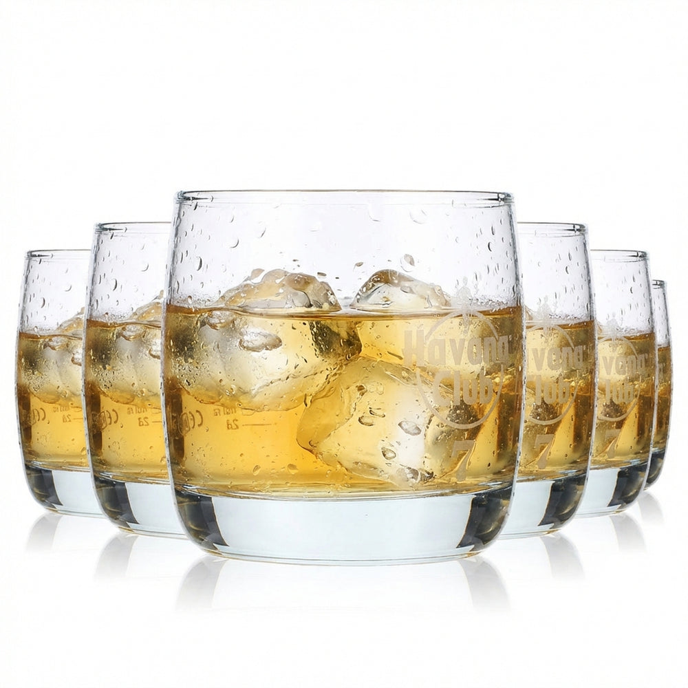 6x Havana Rum Glas Gläser Rumgläser bauchig Tumbler 310ml Club 7