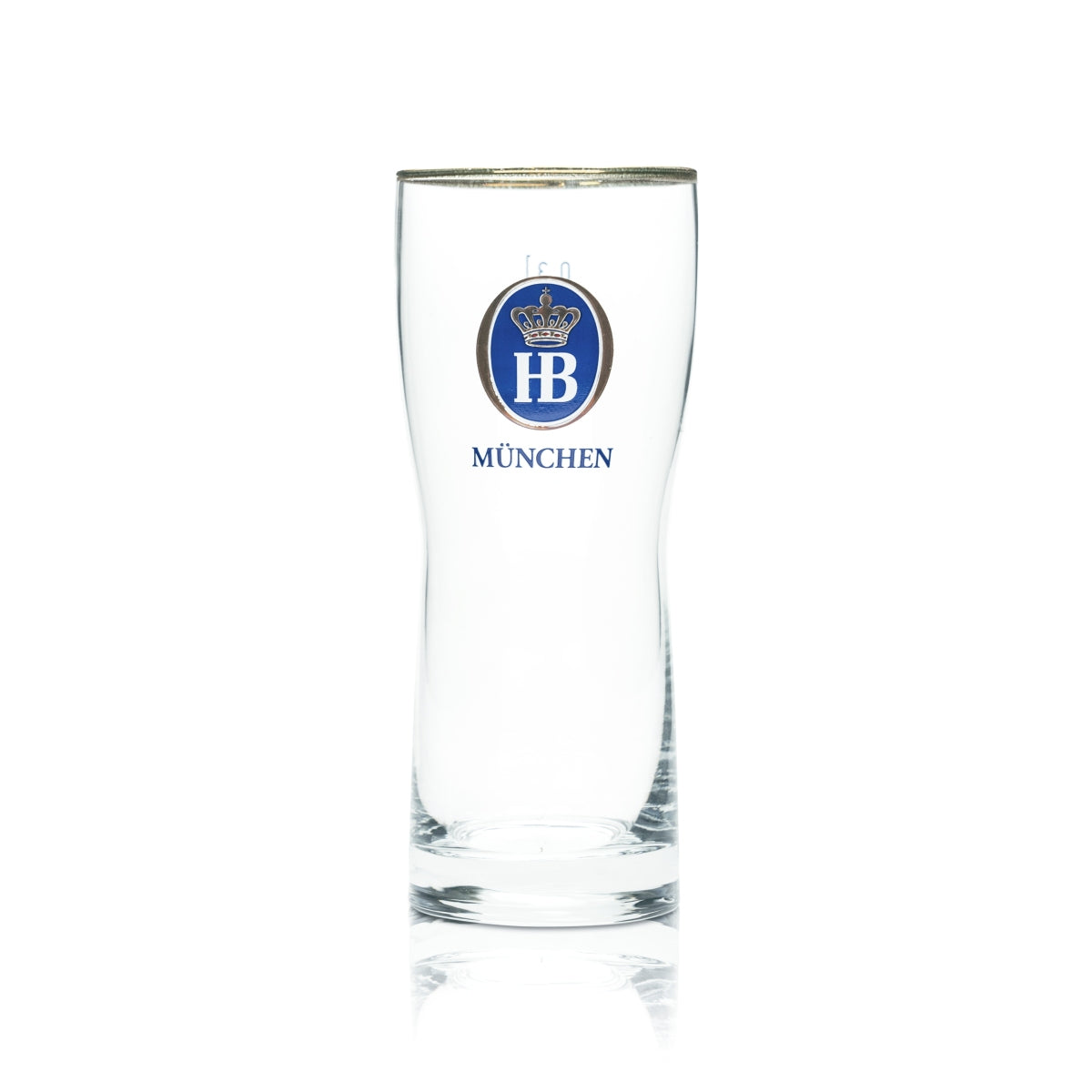 6x HB München Bier Glas 0,3l Becher Goldrand Gläser Brauerei Bayern Gastro Bar – Ansicht 2