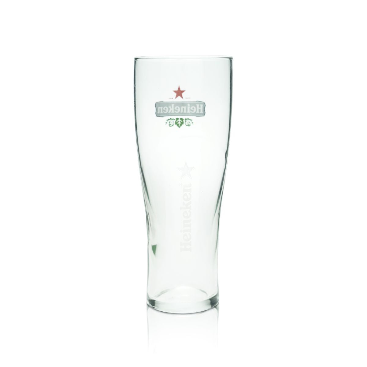 6x Heineken Bierglas 0,4l Ellipse Pokalgläser Konturgläser Set Brauerei Gastro – Ansicht 3