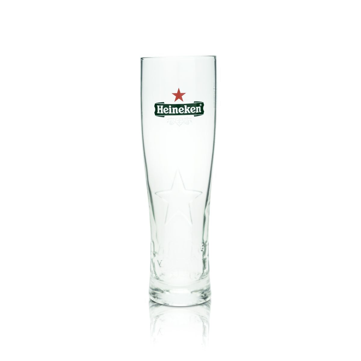 6x Heineken Bierglas 0,4l Konturglas Bierpokal Gläser Set Brauerei Niederlande – Ansicht 2