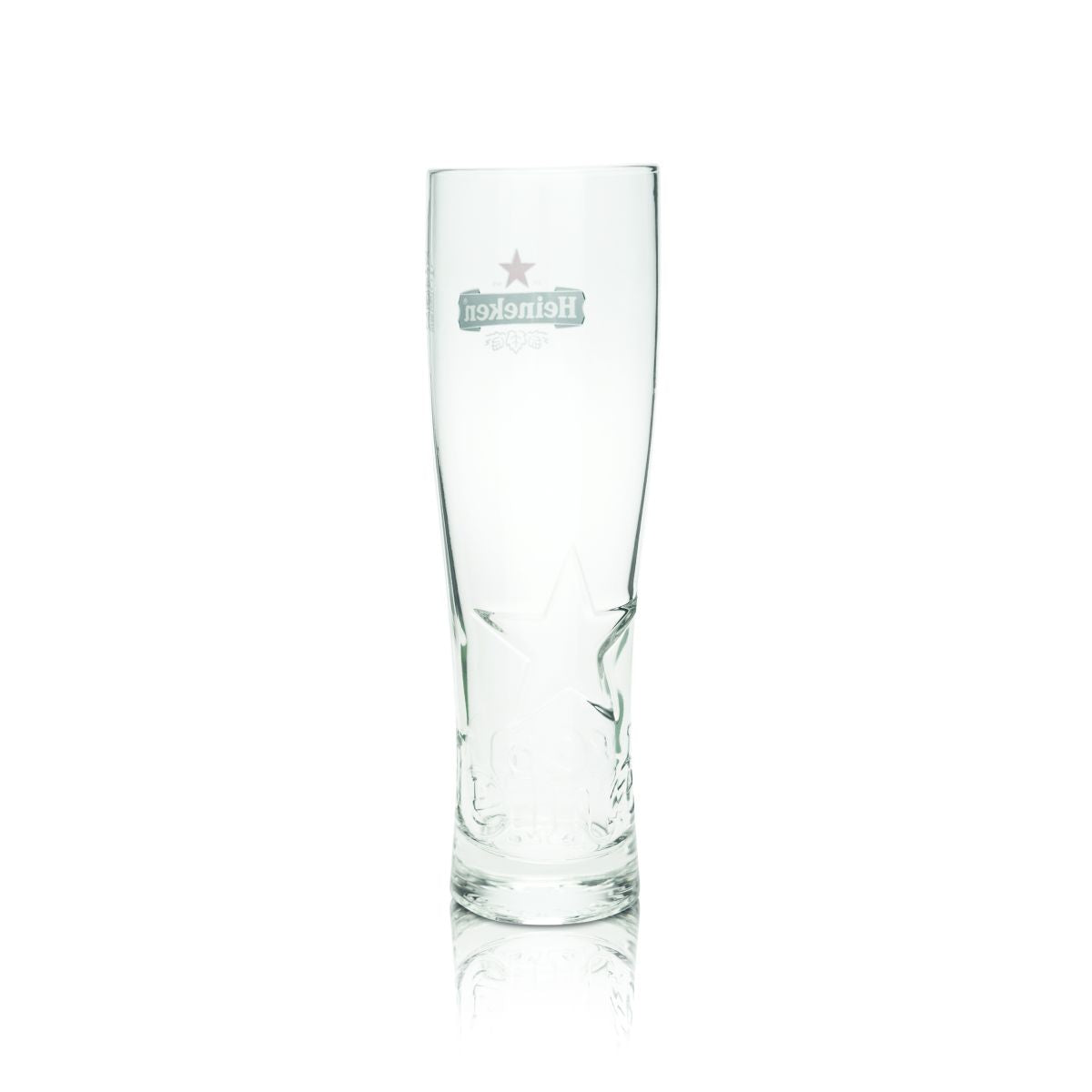6x Heineken Bierglas 0,4l Konturglas Bierpokal Gläser Set Brauerei Niederlande – Ansicht 4