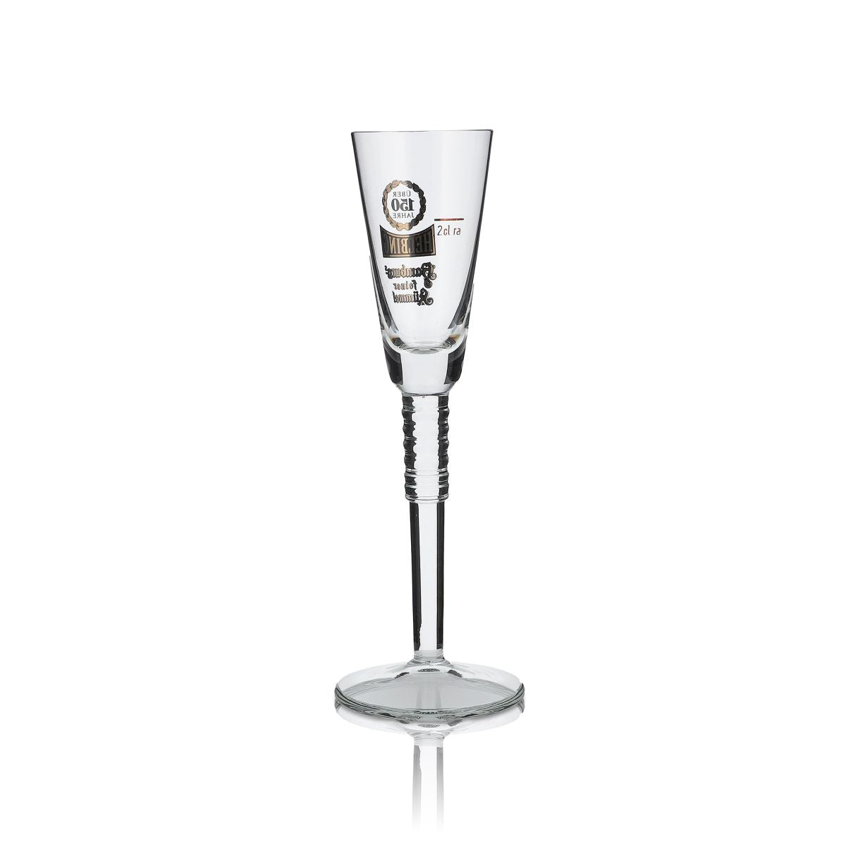 6x Helbing Kümmel Glas Stielglas Shotglas 150 Jahre Exclusive Schnapsglas – Ansicht 3