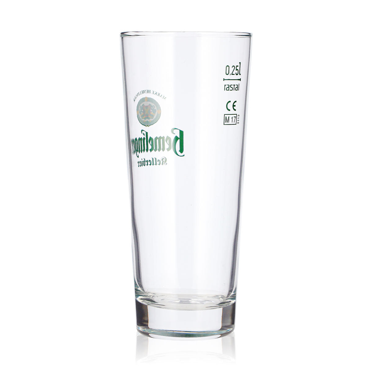 6x Hemelinger Bier Glas 0,25l Longdrink Grünes Logo Rastal Kellerbier (6er Set) – Ansicht 4