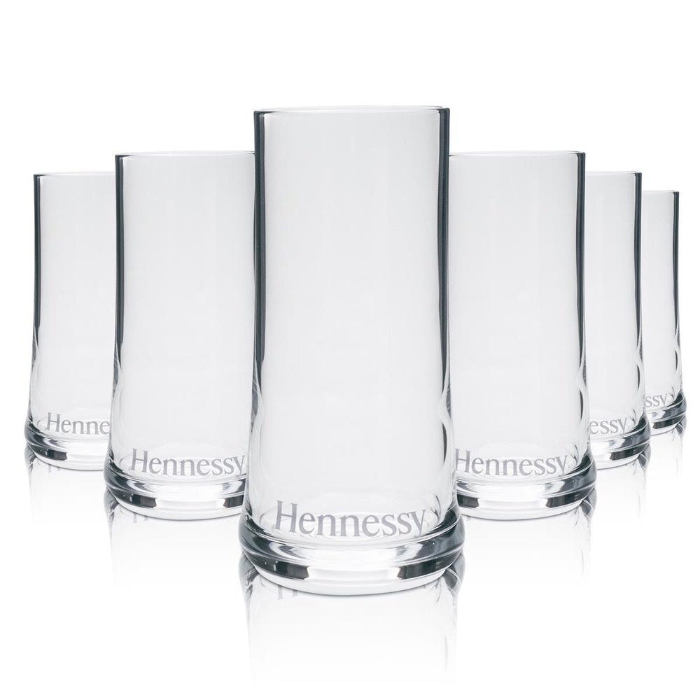 6x Hennessy Glas 0,3l Cognac Longdrink Cocktail Gläser Maison Whiskey Gastro