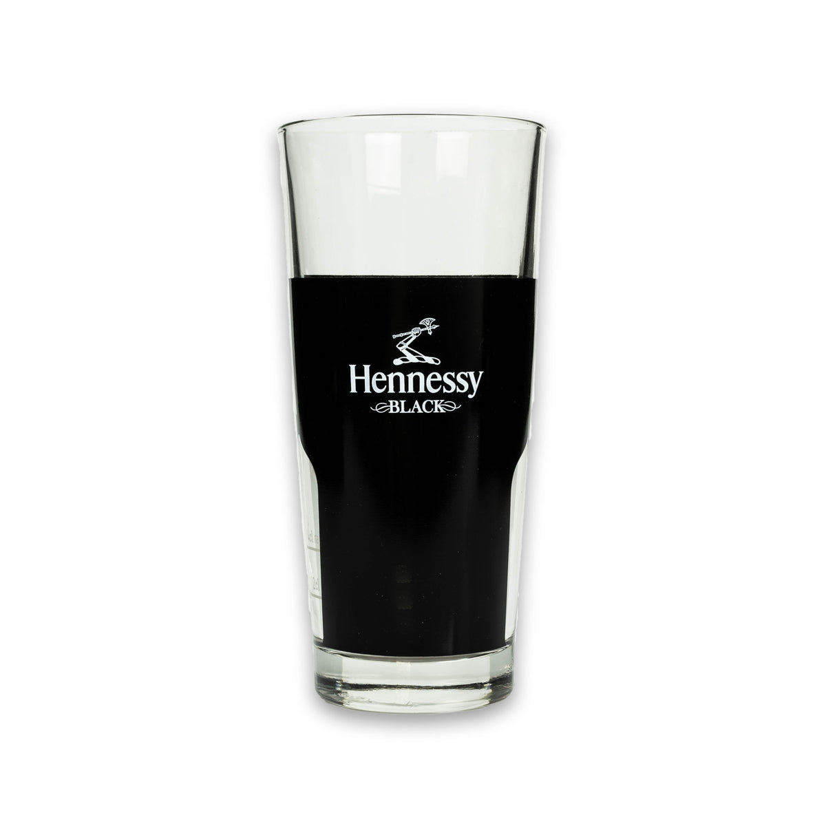 6x Hennessy Whiskey Glas Longdrink schwarz – Ansicht 2