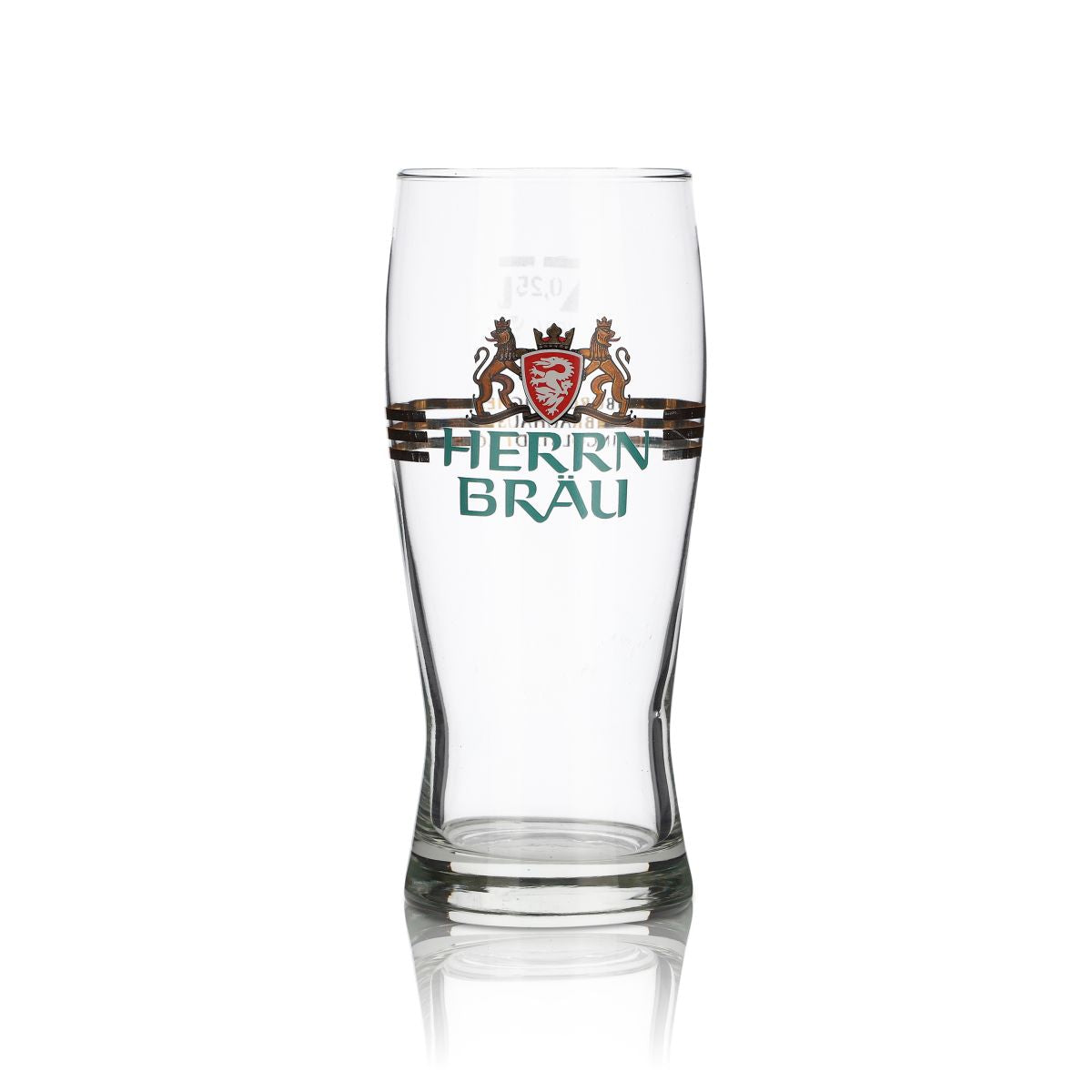 6x Herrnbräu Glas 0,25l Willibecher Biergläser Set Brauerei Gastro Geeicht – Ansicht 2