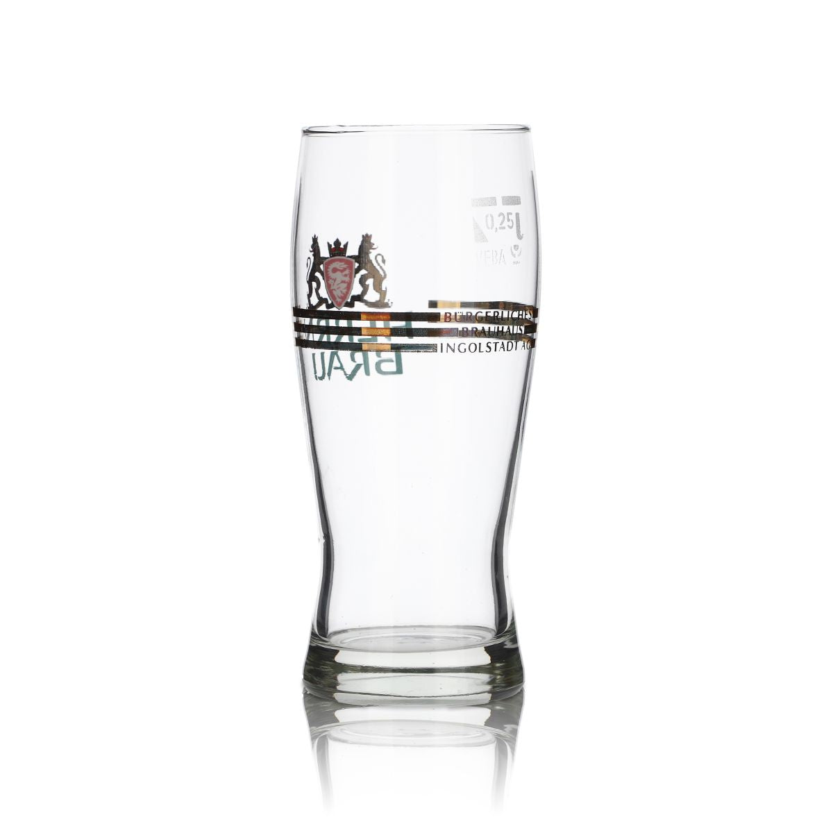6x Herrnbräu Glas 0,25l Willibecher Biergläser Set Brauerei Gastro Geeicht – Ansicht 4