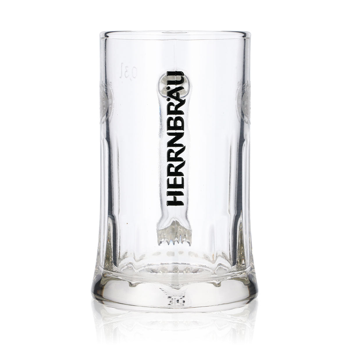 6x Herrnbräu Glas 0,3l Bierkrug Humpen Seidel Gläser Set Brauerei Gastro Geeicht – Ansicht 2