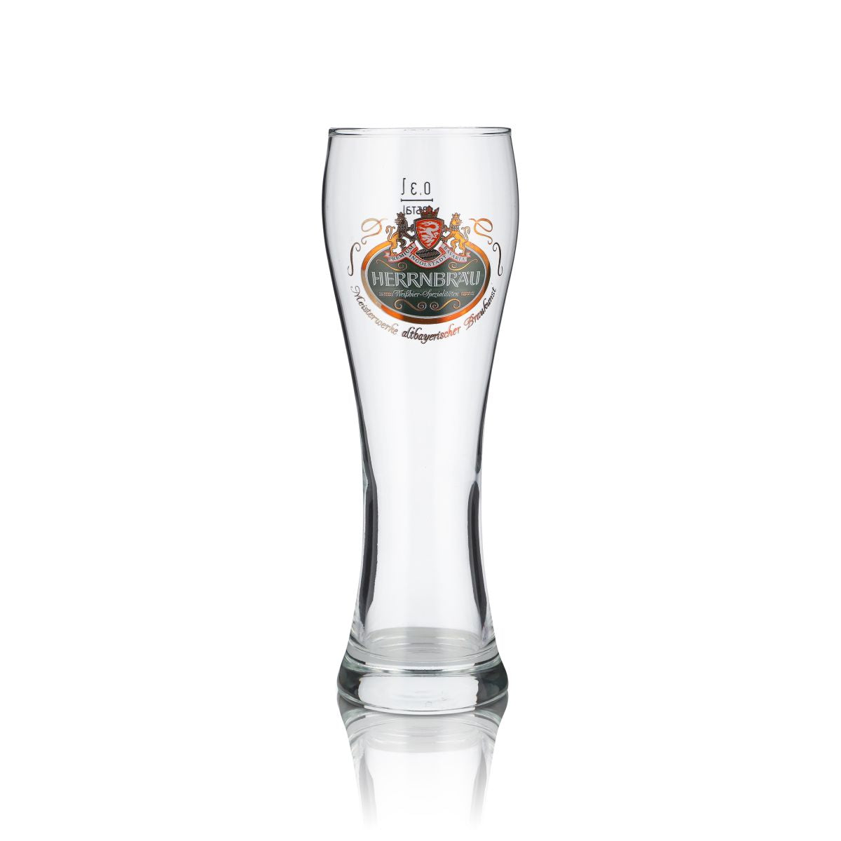 6x Herrnbräu Glas 0,3l Weißbierglas Hefeweizen Gläser Set Brauerei Schwarzwald – Ansicht 2