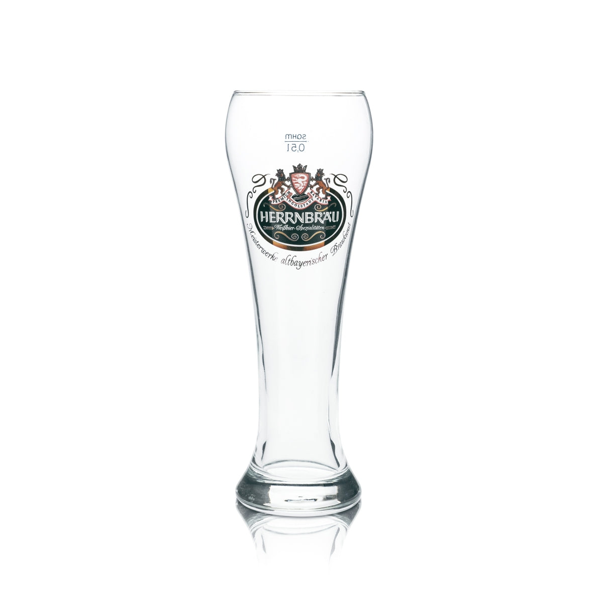 6x Herrnbräu Weißbierglas 0,5l Hefe Weizen Gläser Brauerei Gastro Bar Kneipe – Ansicht 2
