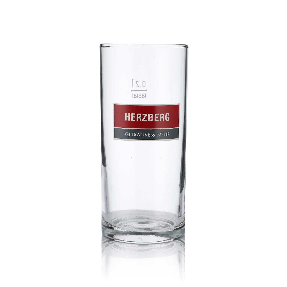 6x Herzberg Glas 0,2l Willi Becher Stange Trimnkglas Gläser Set Wasser Saft Limo – Ansicht 2