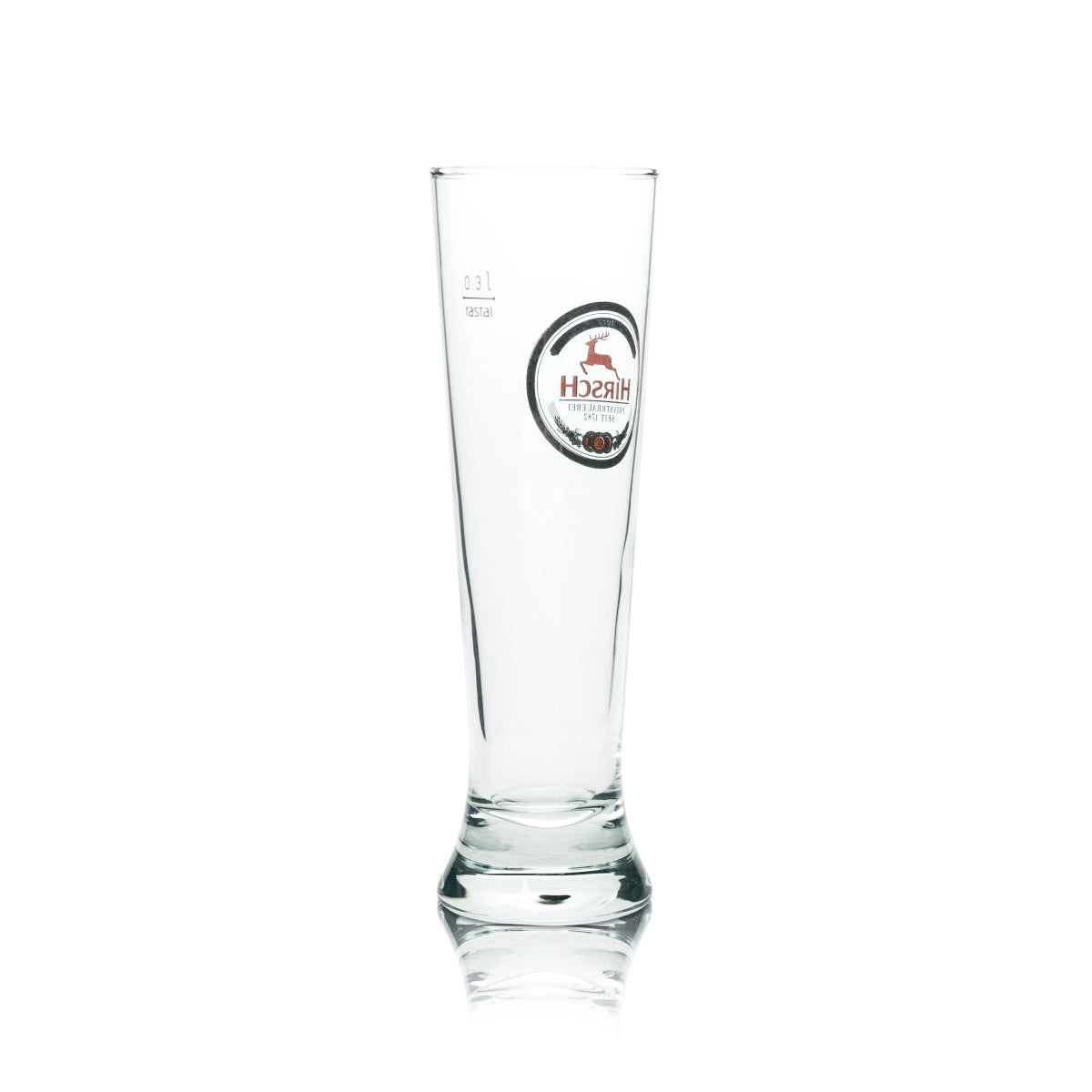 6x Hirsch Bräu Bier Glas 0,3l Pokal Rastal Tulpe Gläser Willi Becher Brauerei – Ansicht 3