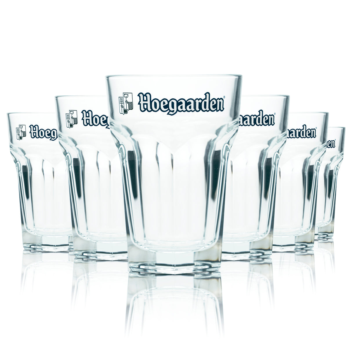 6x Hoegaarden Bier Glas 0,25l Becher Pokal Gläser Gastro Bar Kneipe Wit Pint – Ansicht 4