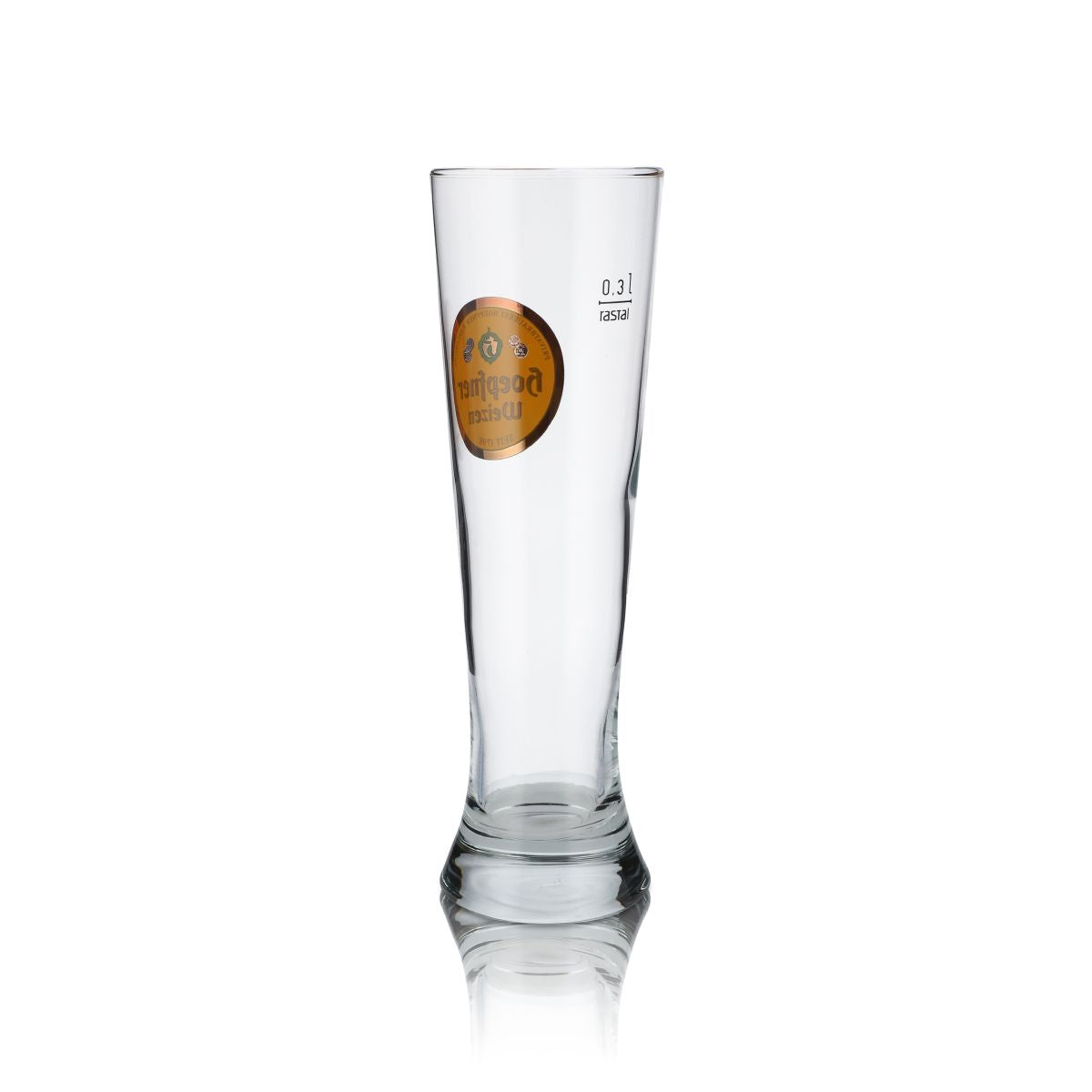 6x Hoepfner Glas 0,3l Hefeweizenglas Weißbierglas Gläser Set Brauerei Karlsruhe – Ansicht 3