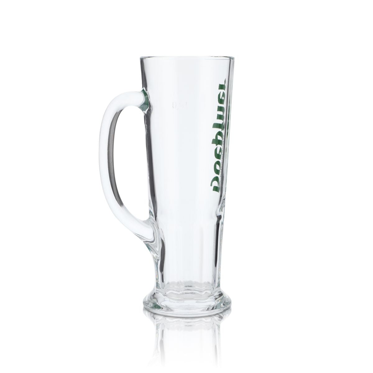 6x Hoepfner Glas 0,5l Bierkrug Kontur Gläser Set Humpen Brauerei Karlsruhe – Ansicht 4