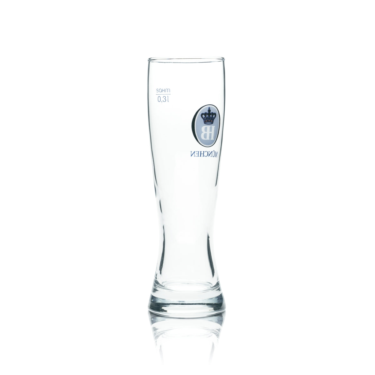 6x Hofbräu München Bier Glas 0,3l Weißbier Sahm HB Weizen Gläser Hefe Beer – Ansicht 4