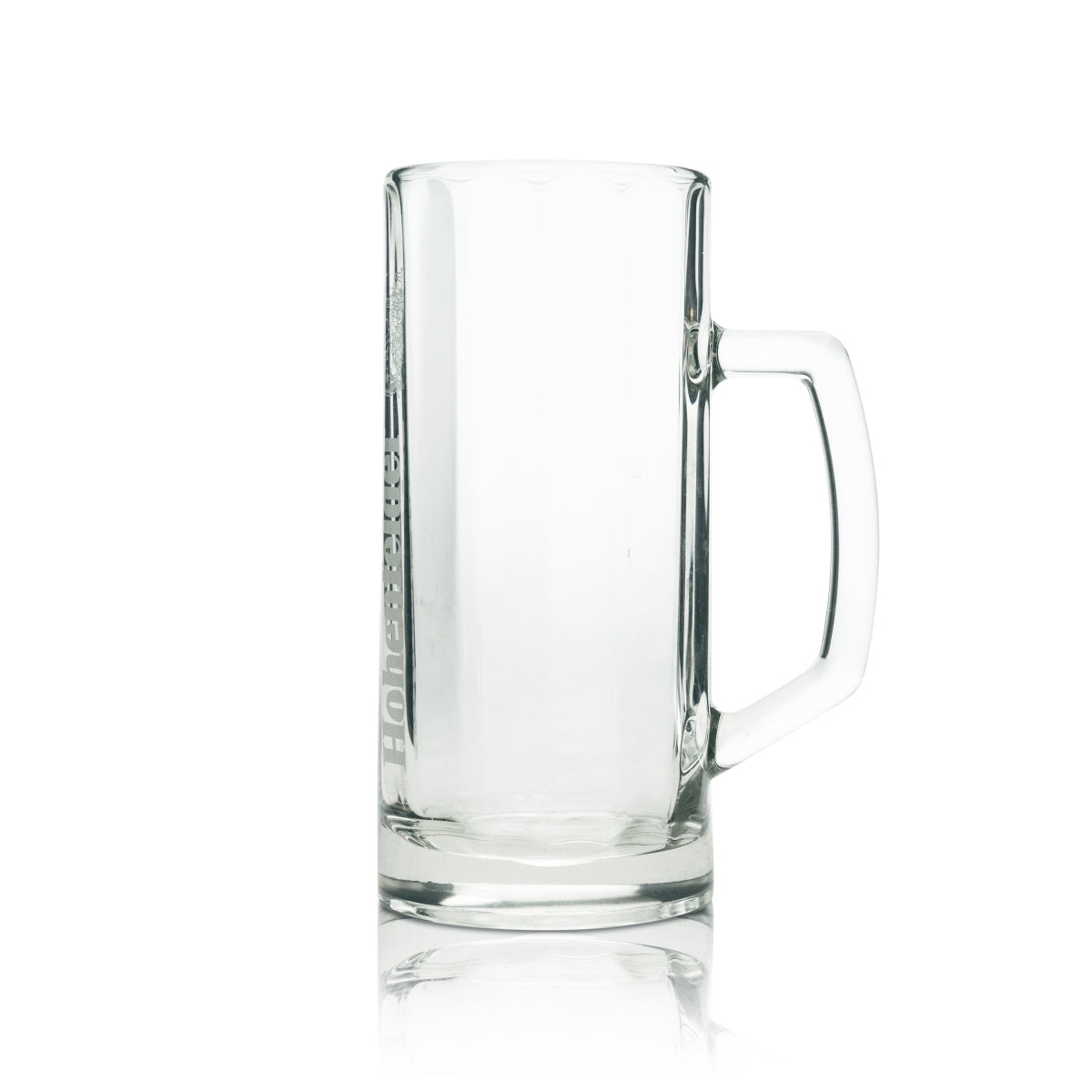 6x Hohenfelder Bier Glas Krug 0,5l Hochkant Logo – Ansicht 4