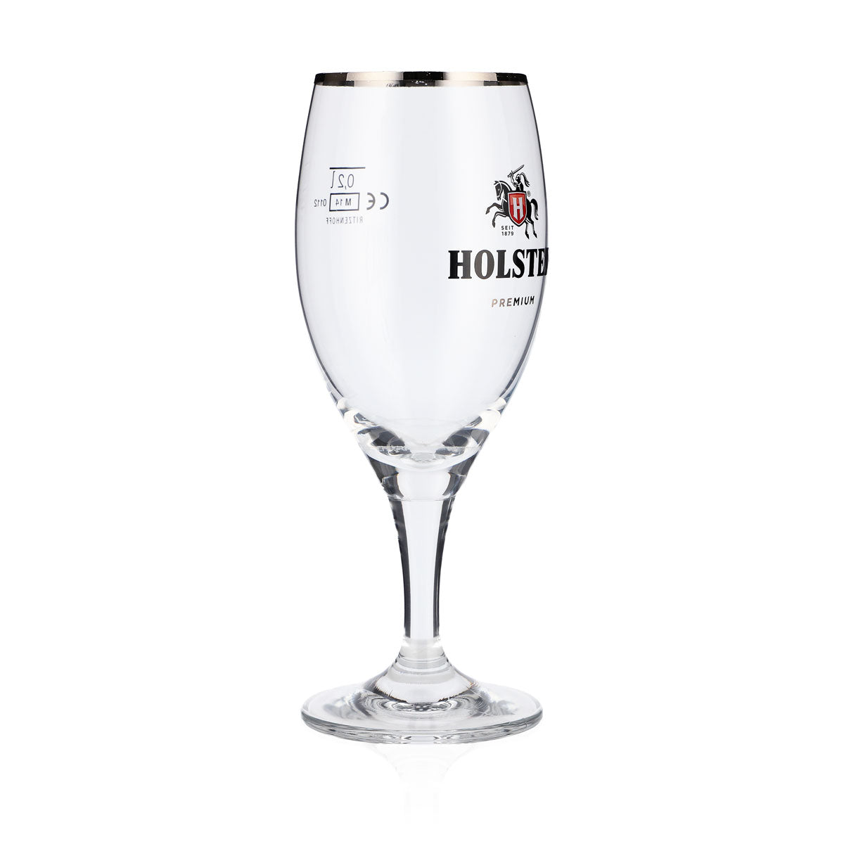 6x Holsten Bier Glas 0,2l Premium Pokal Gläser Platinrand Tulpe Gastro Geeicht – Ansicht 3