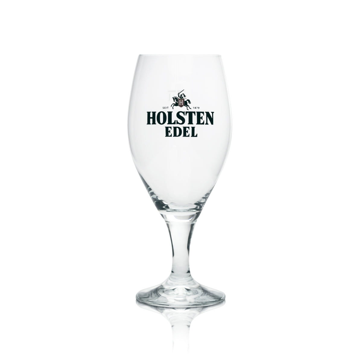 6x Holsten Bier Glas 0,4l Pokal "Edles Pils" altes Logo RC – Ansicht 2
