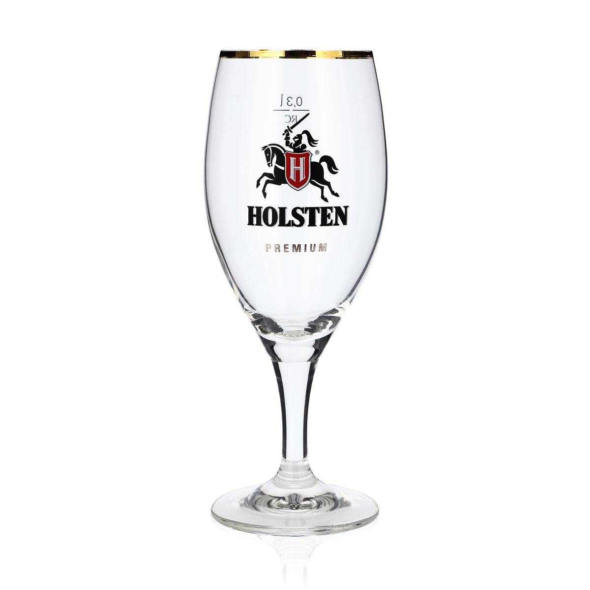 6x Holsten Bier Glas Biergläser 0,3l Pokal Premium Goldrand Ritzenhoff – Ansicht 2