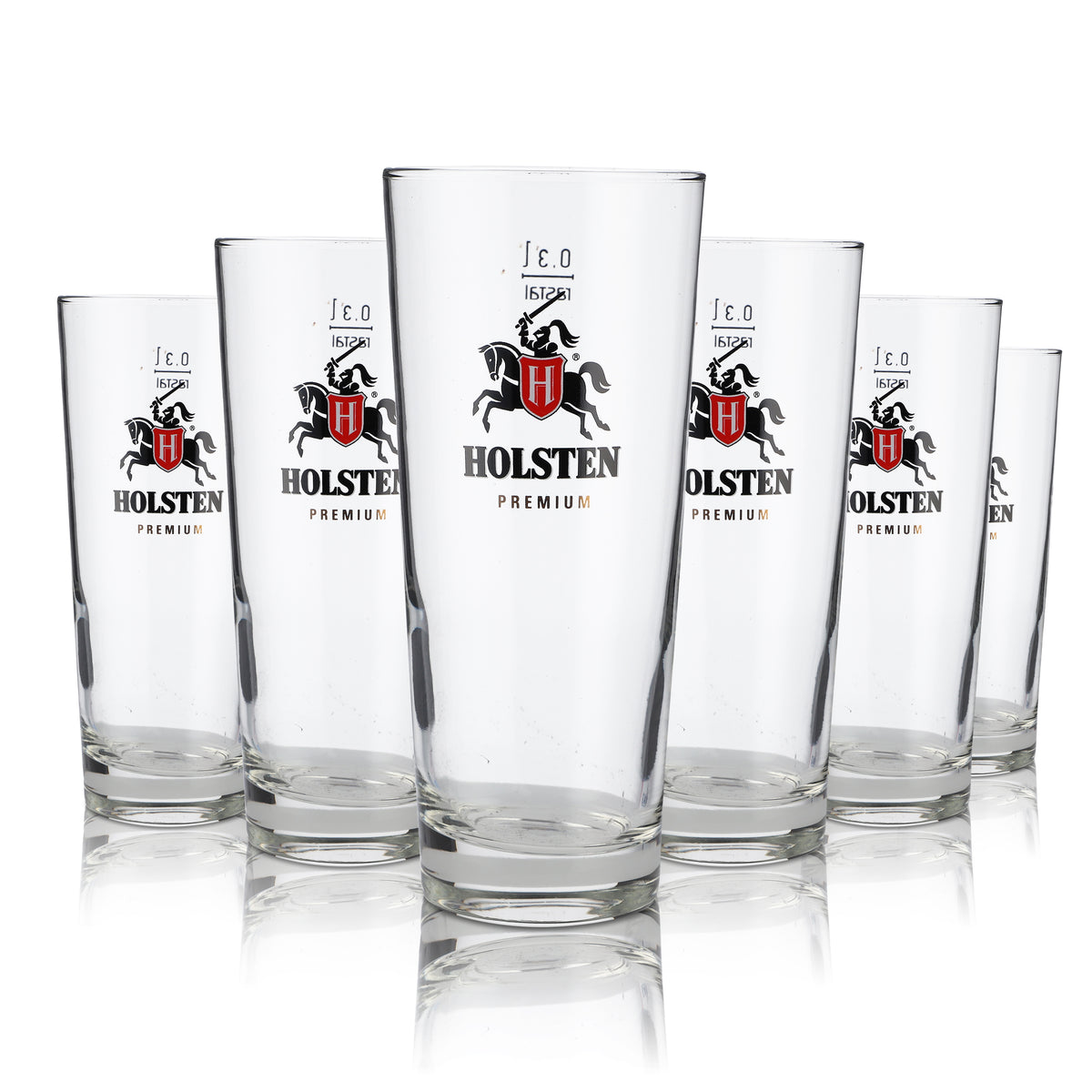 6x Holsten Bierglas 0,3l Willi Becher Premium Pils Gläser Set Brauerei Gastro – Ansicht 4
